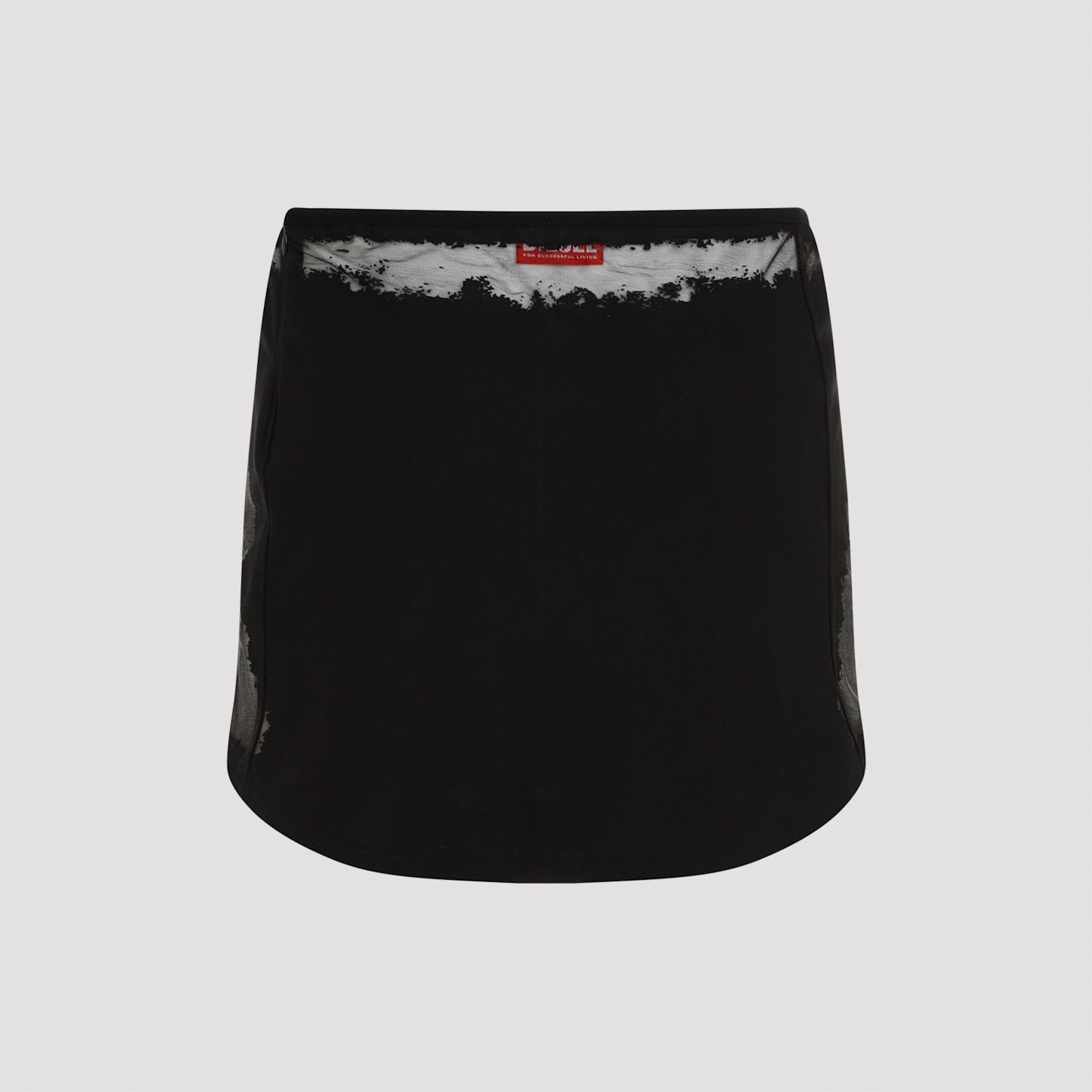 Shop Diesel O-malvy Mini Skirt In Deep Black