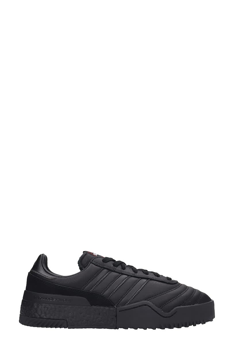 ADIDAS ORIGINALS BY ALEXANDER WANG BBALL SOCCER trainers IN BLACK LEATHER,11206249