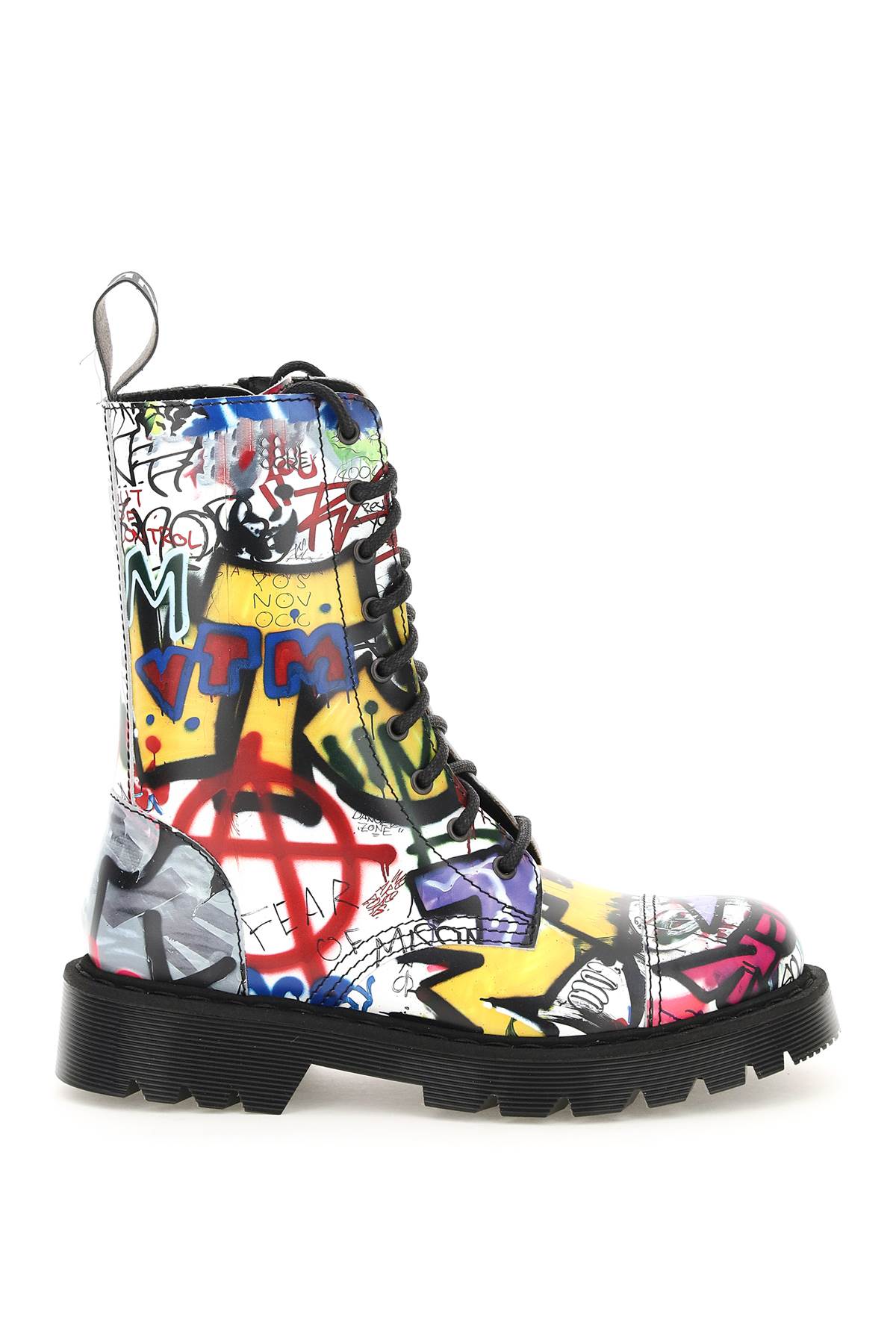 VETEMENTS Graffiti Lace-up Boots