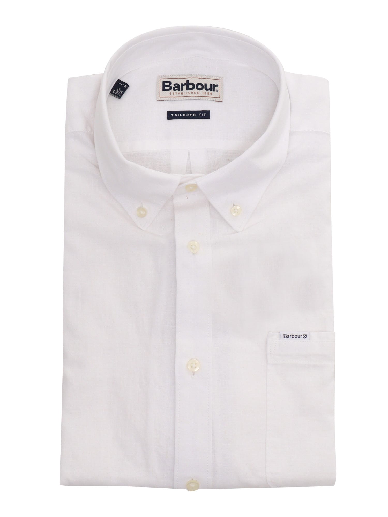 Shop Barbour White Nelson Shirt