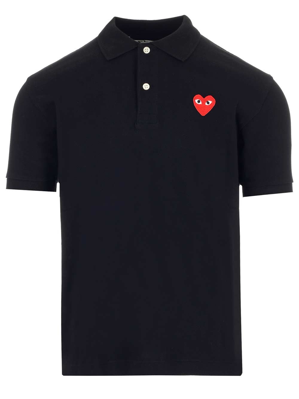 Comme Des Garçons Play Comme Des Garcons Play Polo In Black