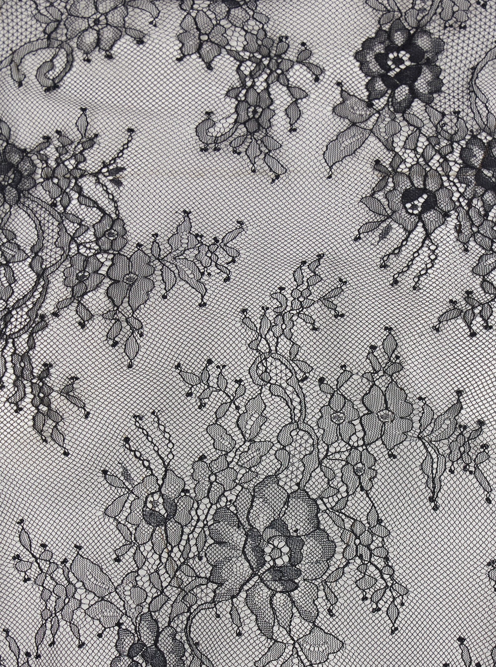 Alberta Ferretti Alberta Ferreti Lace Ls T-shirt In Black