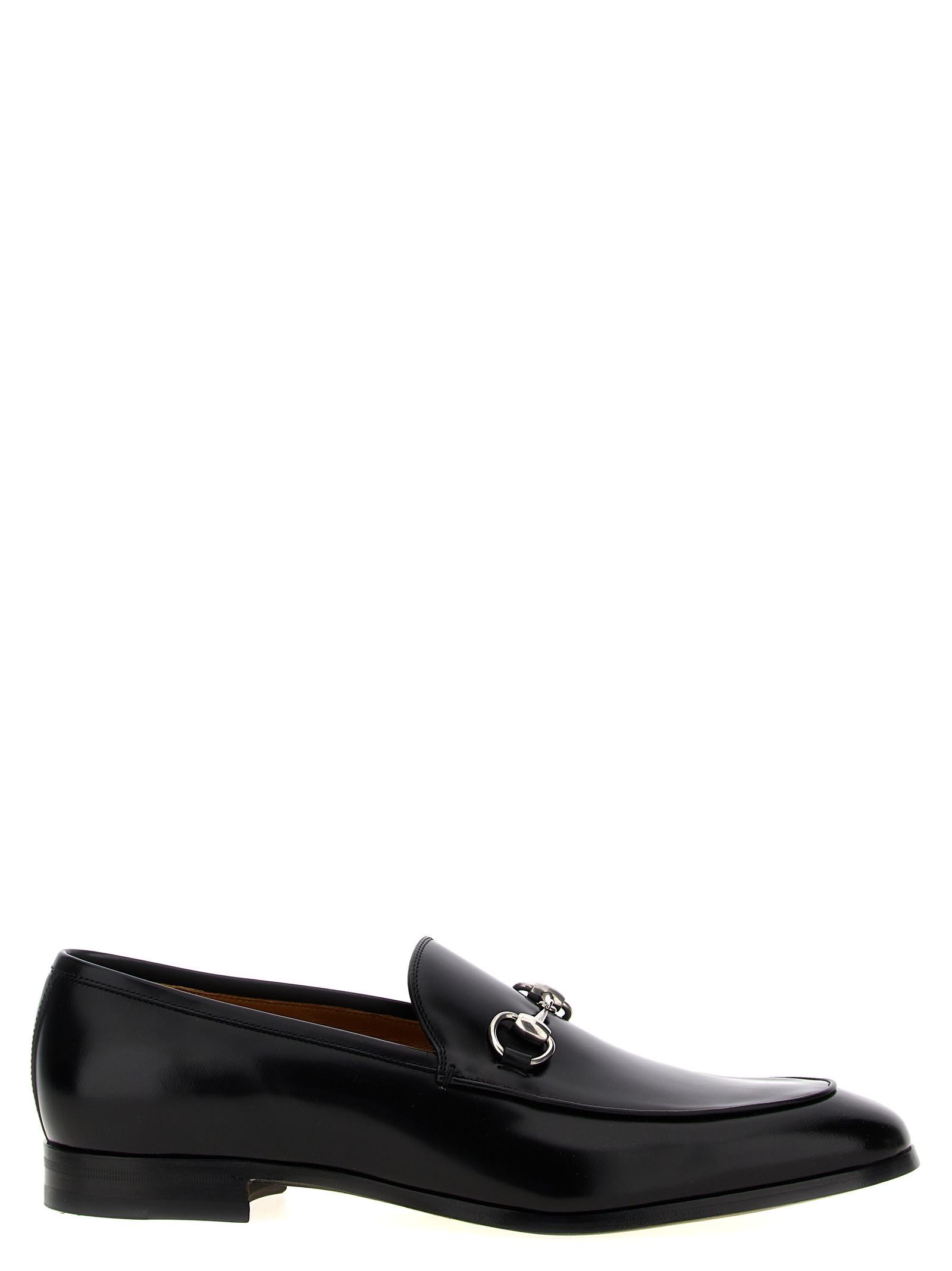 Shop Gucci Morsetto Loafers In Black