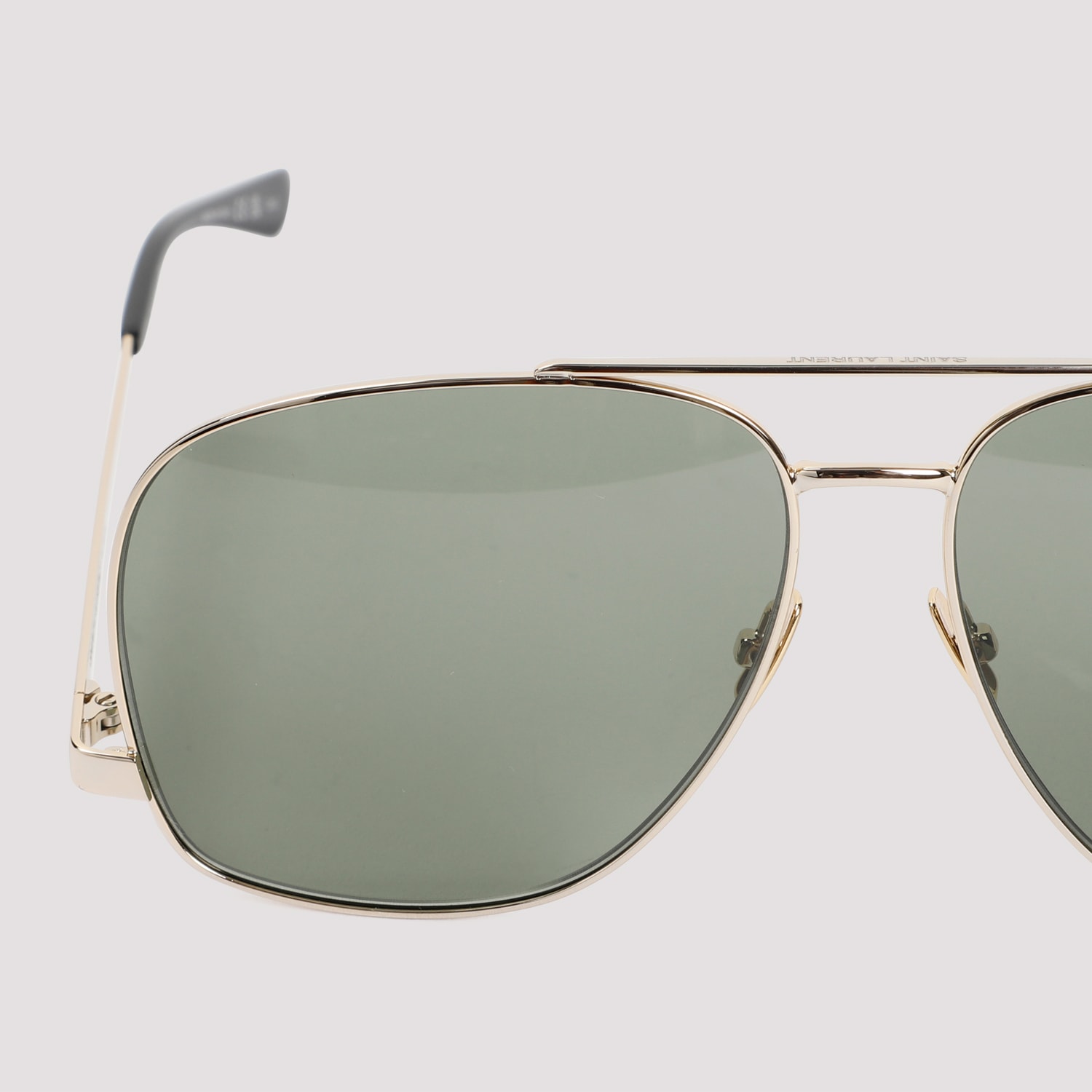 Saint Laurent Sl653 Aviator Sunglasses In Lt Gold