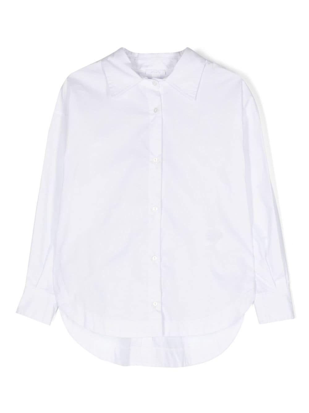 Miss Grant Kids' Camicia Con Ricamo In White