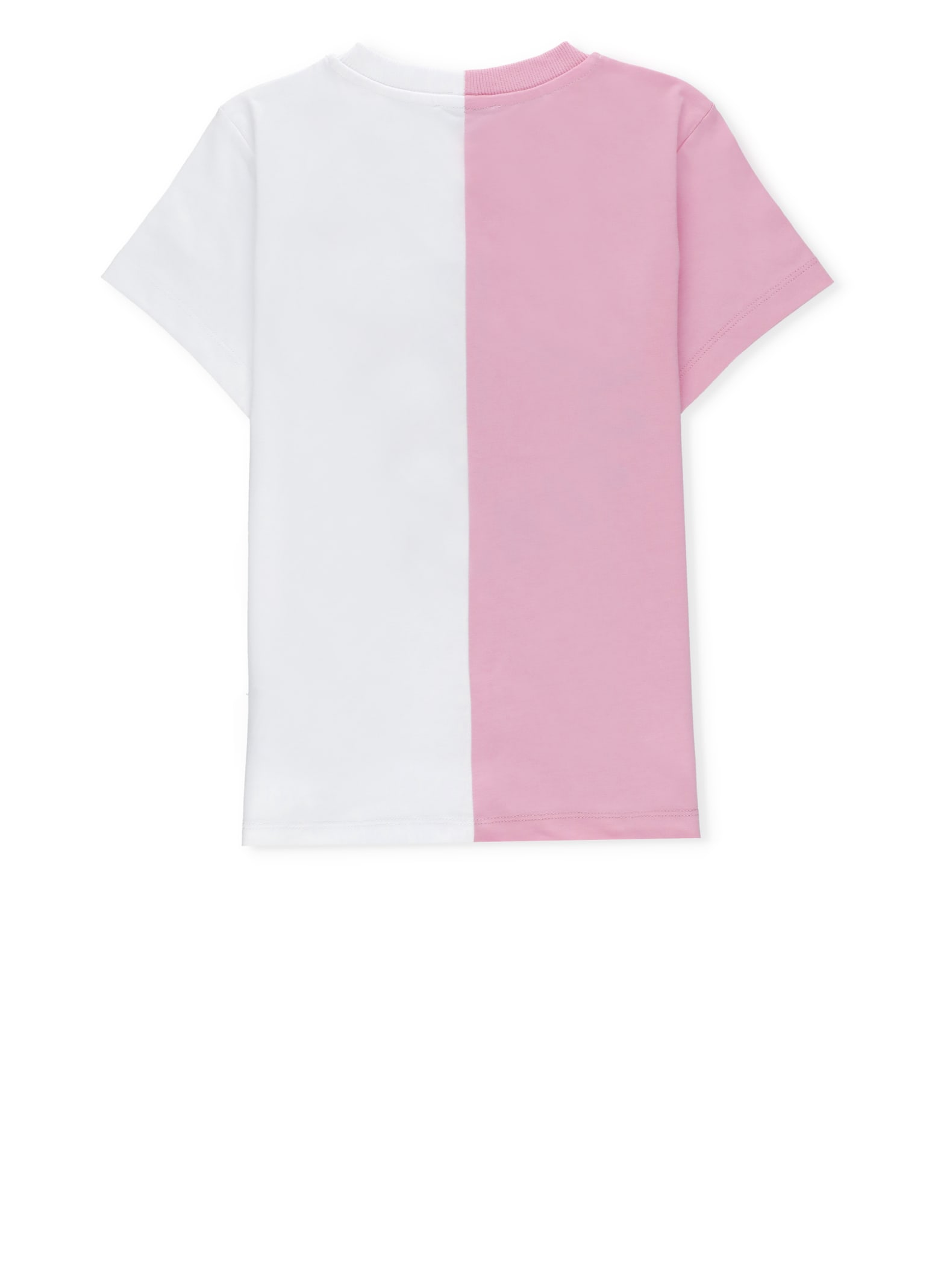 Shop Moschino T-shirt With Print In Pink