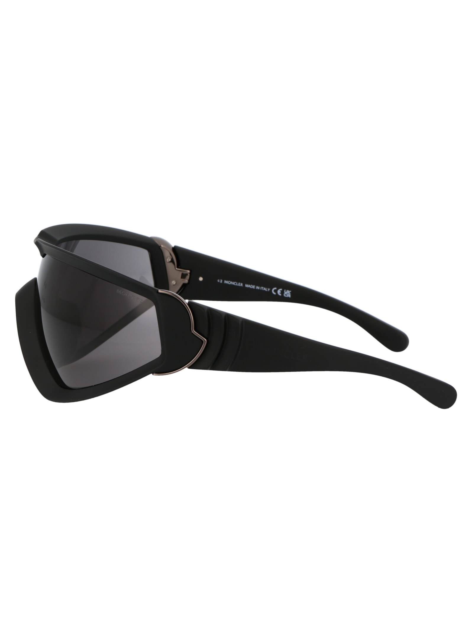 Shop Moncler Ml0249 Sunglasses In 02a Matte Black