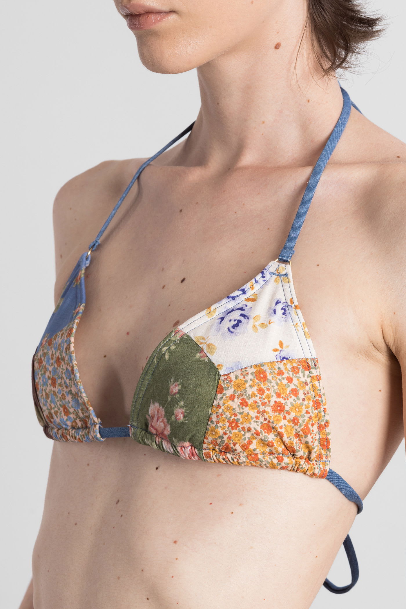 Zimmermann Lucky Cotton Mini Tri Beachwear Multicolor In Multi