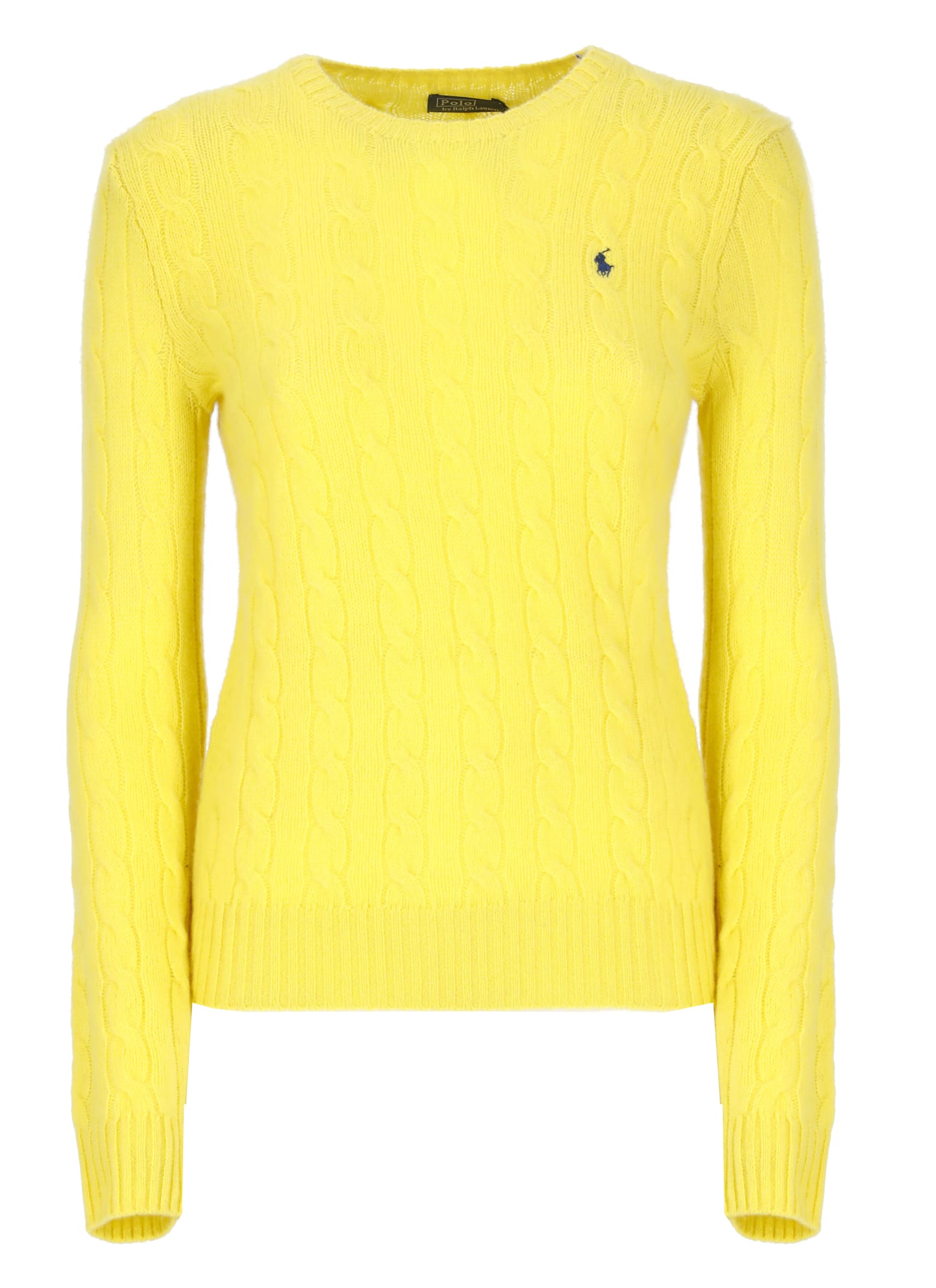 Shop Ralph Lauren Wool Sweater In Yellow