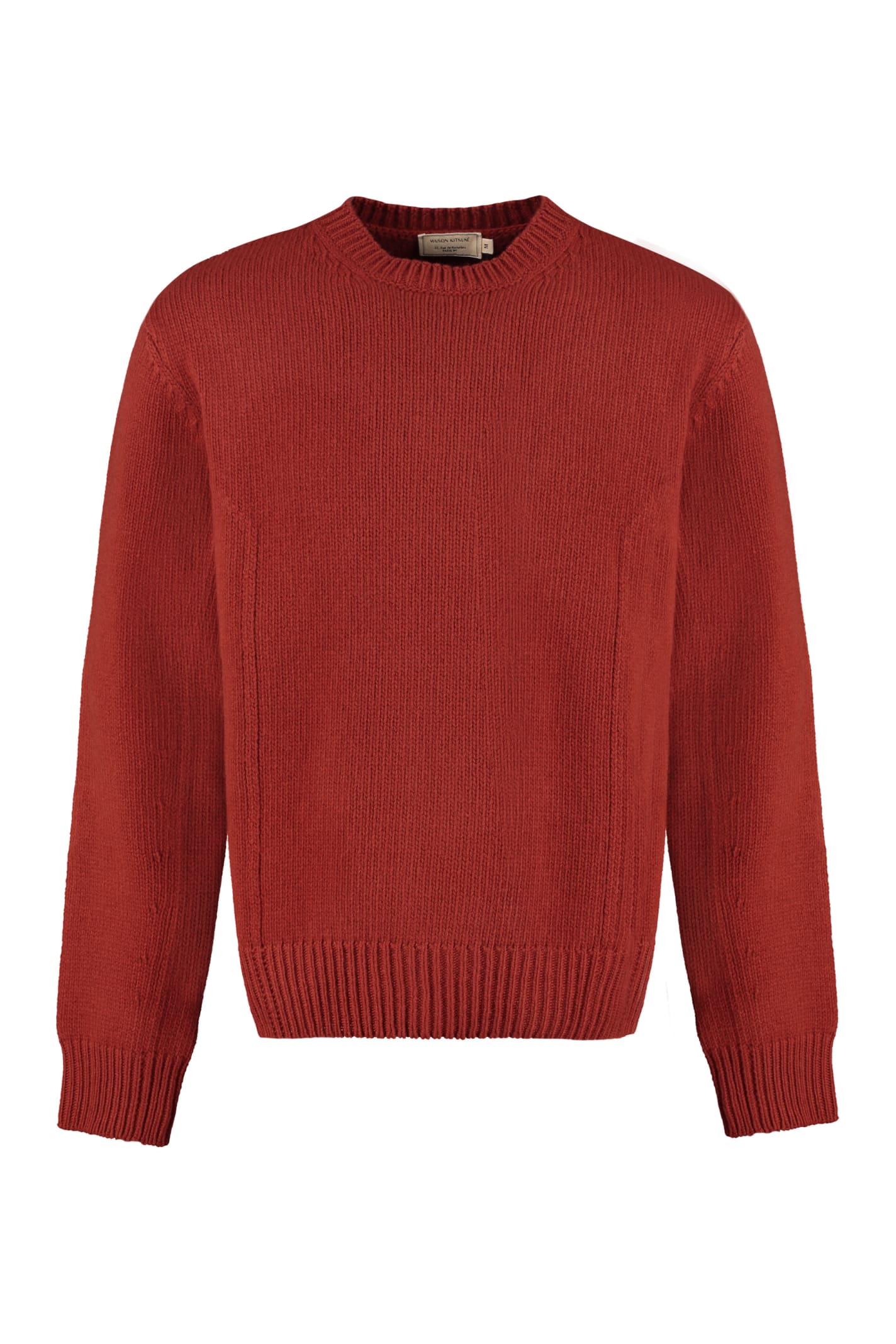 Maison Kitsuné Crew-neck Wool Sweater