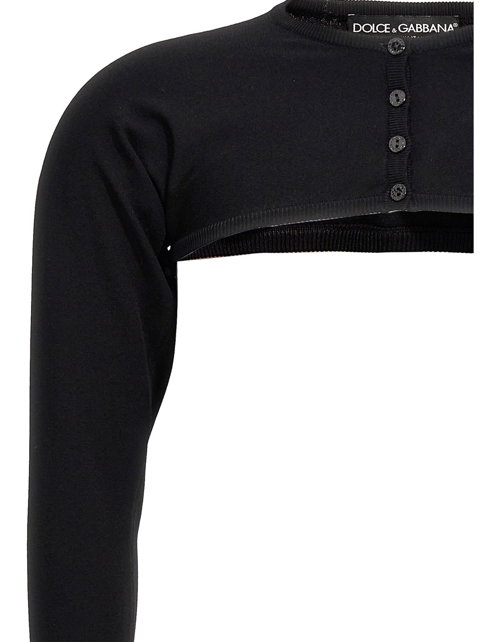Shop Dolce & Gabbana Kim Dolce&gabbana Shoulder Cover In Black