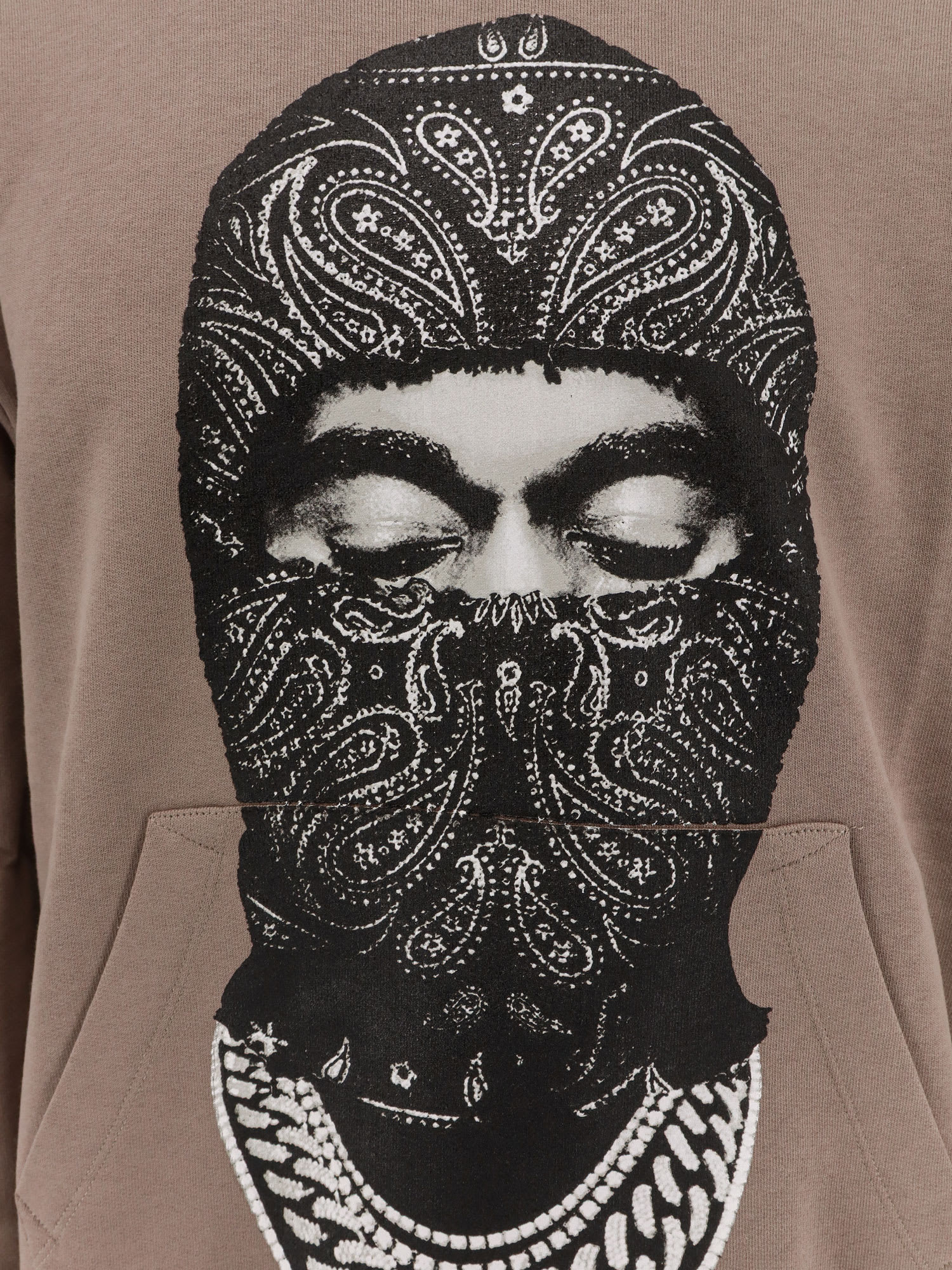 Ih Nom Uh Nit Hooded Sweatshirt Featuring Graphic Print In Brown