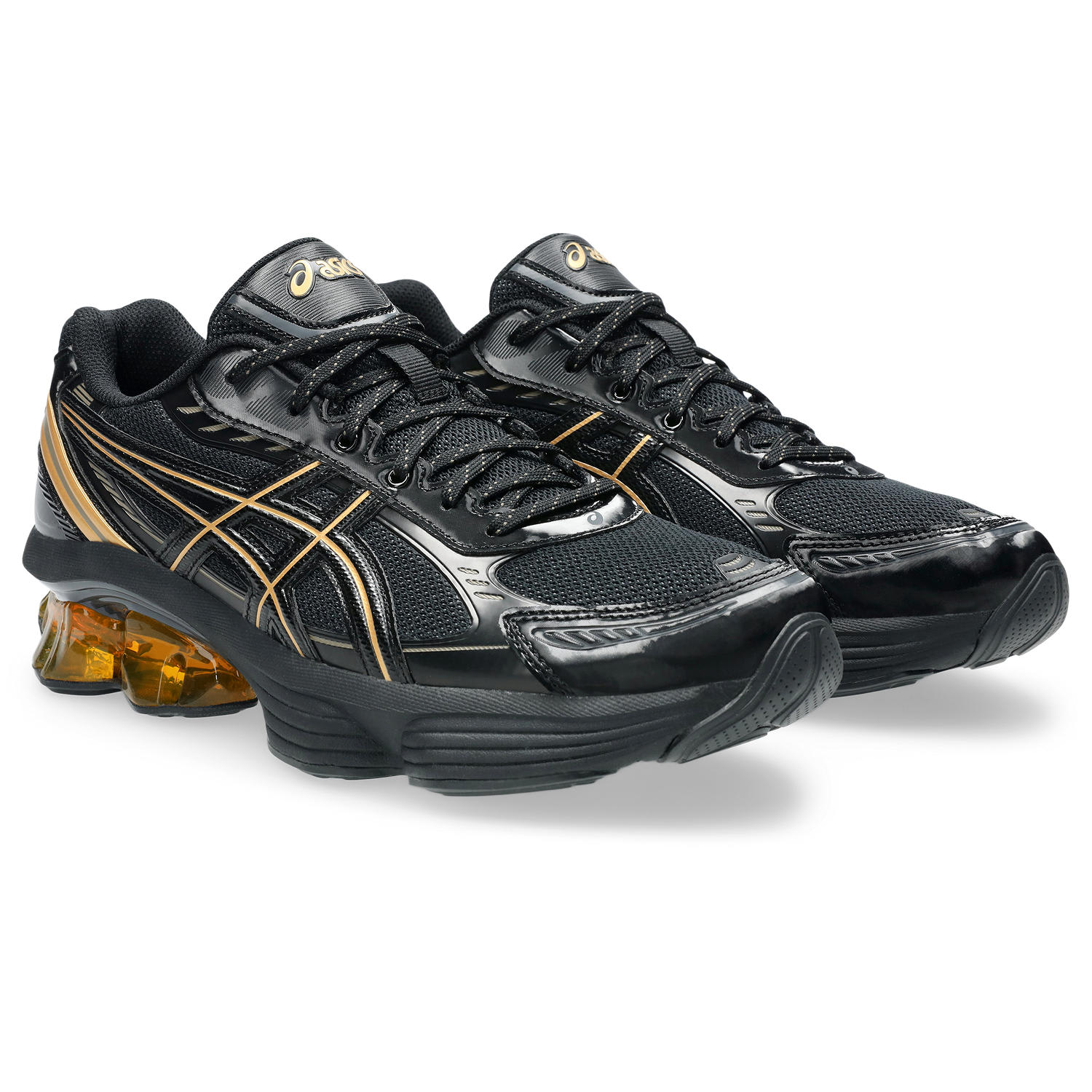 Asics Gel Kinetic Fluent Sneaker In Black Black