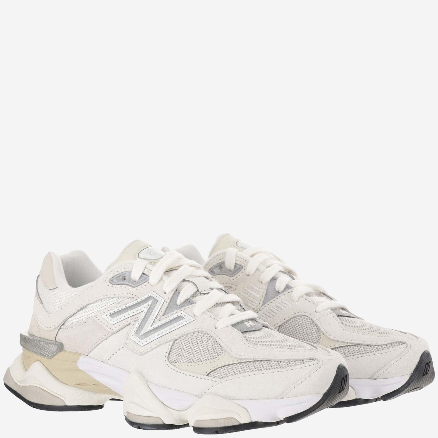 Shop New Balance Sneakers 9060 In Sea Salt Off White