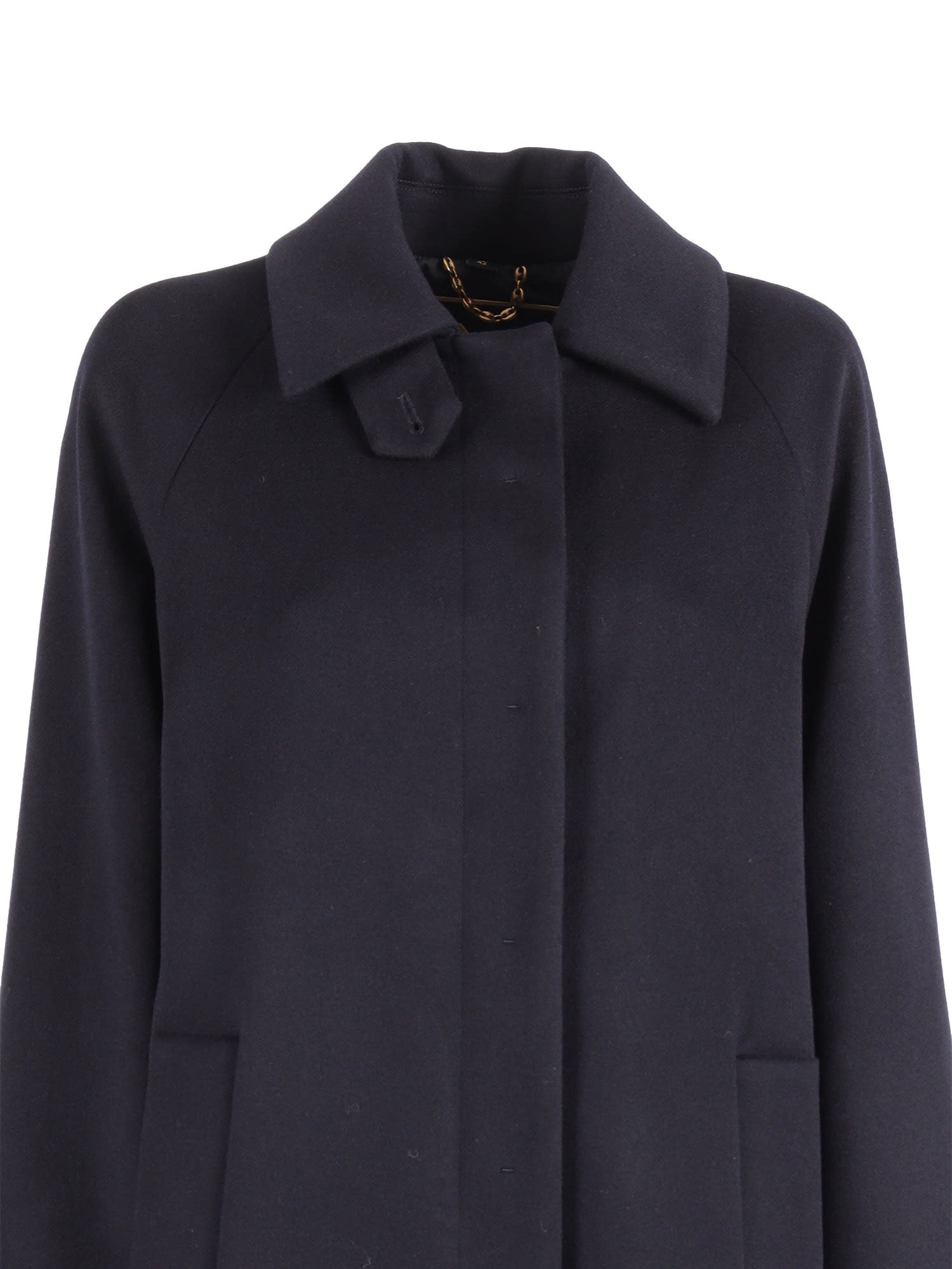 Sealup Nyx Single-breasted Coat In Blue