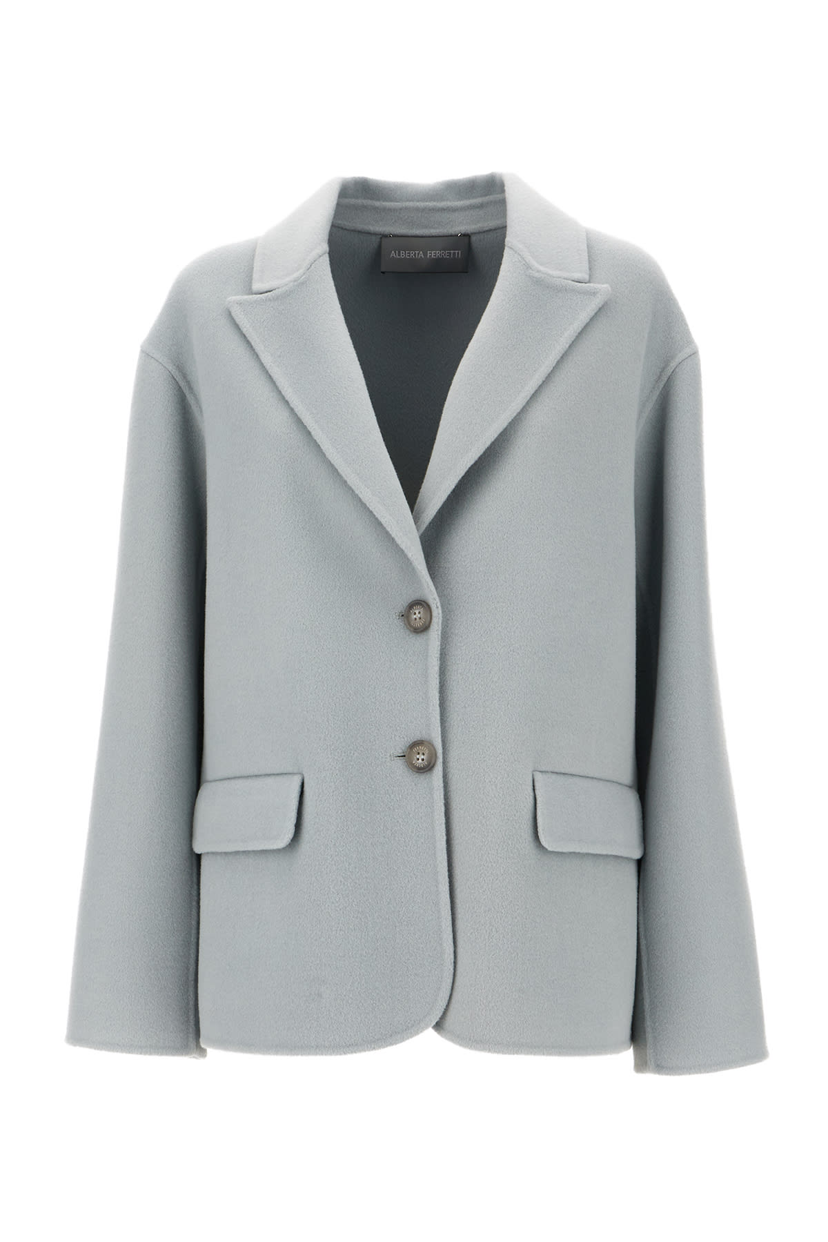 Shop Alberta Ferretti Giacche & Gilet In Grigio