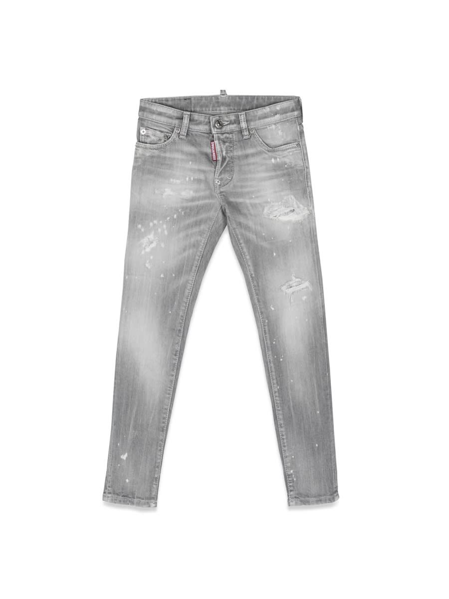 Shop Dsquared2 Slim Jean In Grey