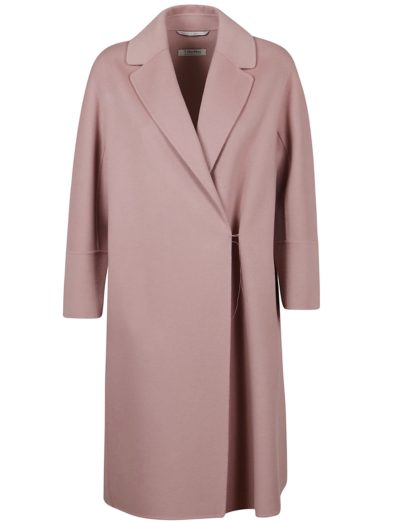S Max Mara Pink Wool Coat