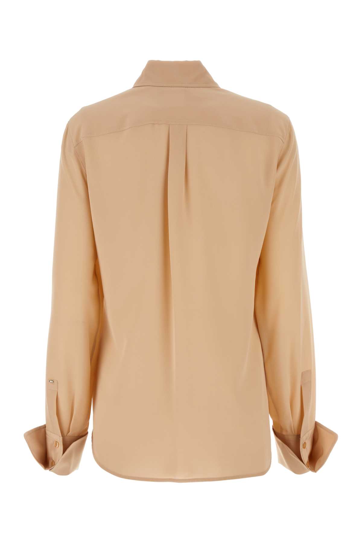 Shop Sportmax Skin Pink Silk Lelia Shirt In Nudo