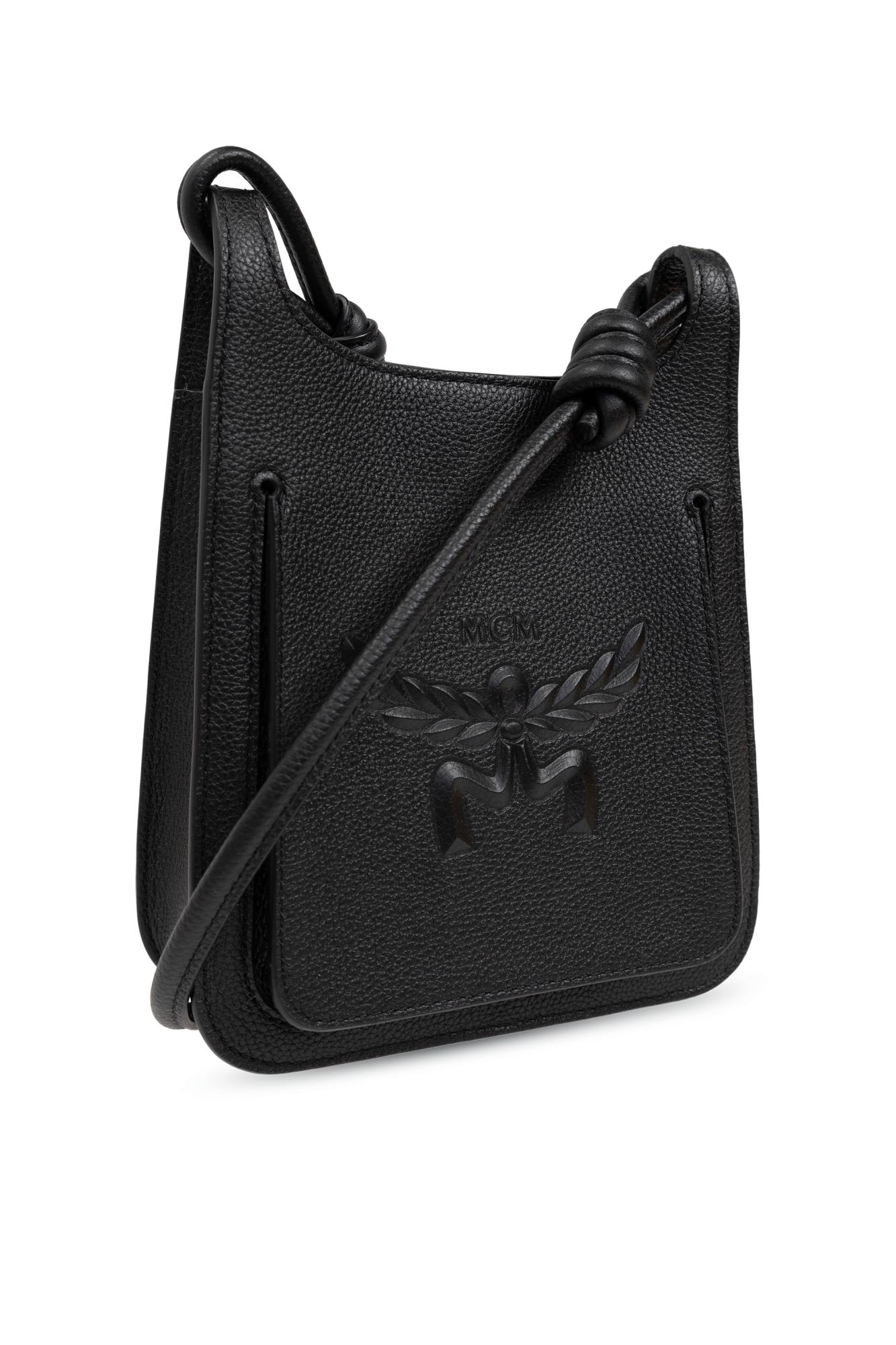 Shop Mcm Shoulder Bag In Black