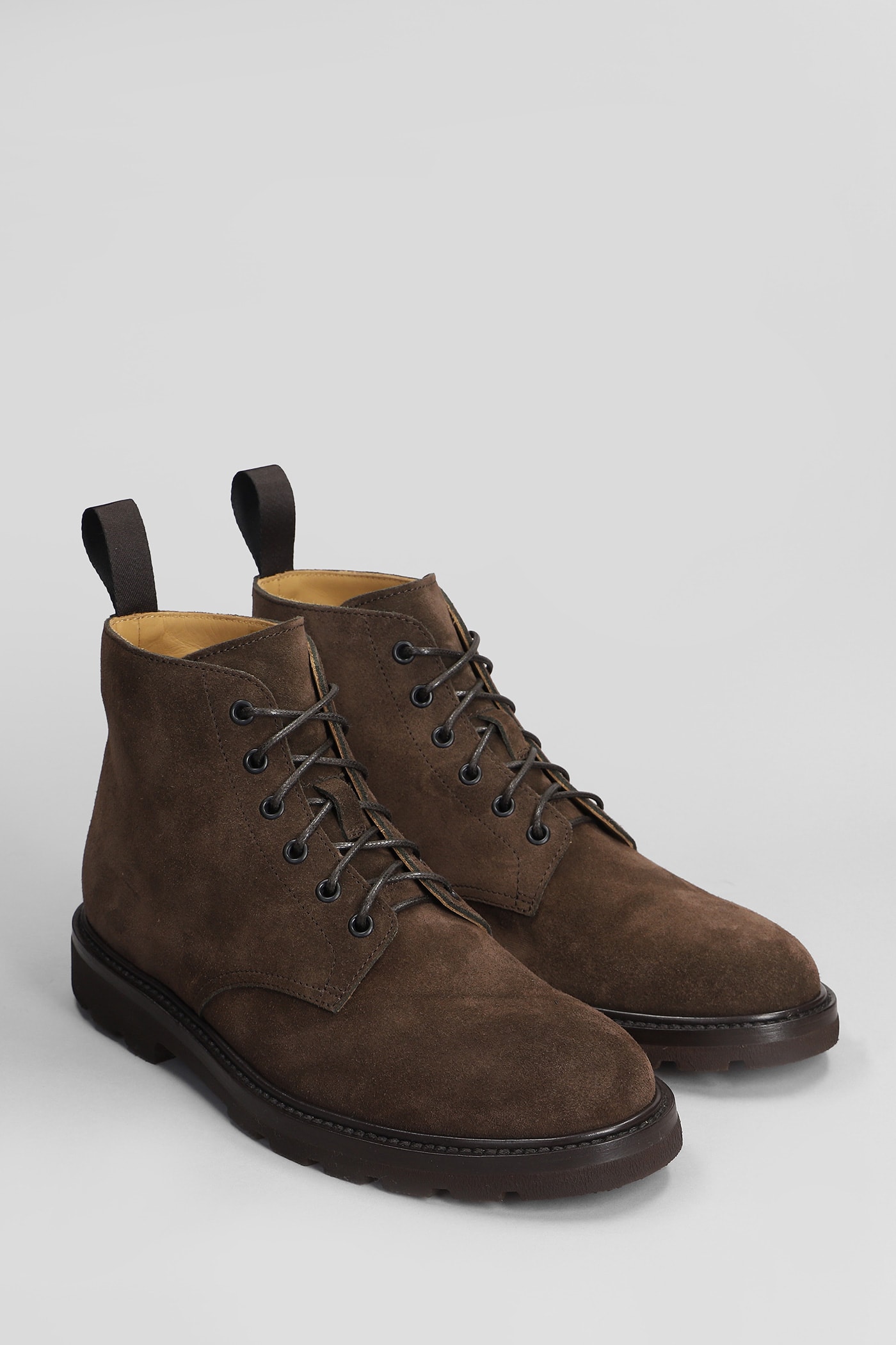 Shop Henderson Baracco Ankle Boots In Brown Suede