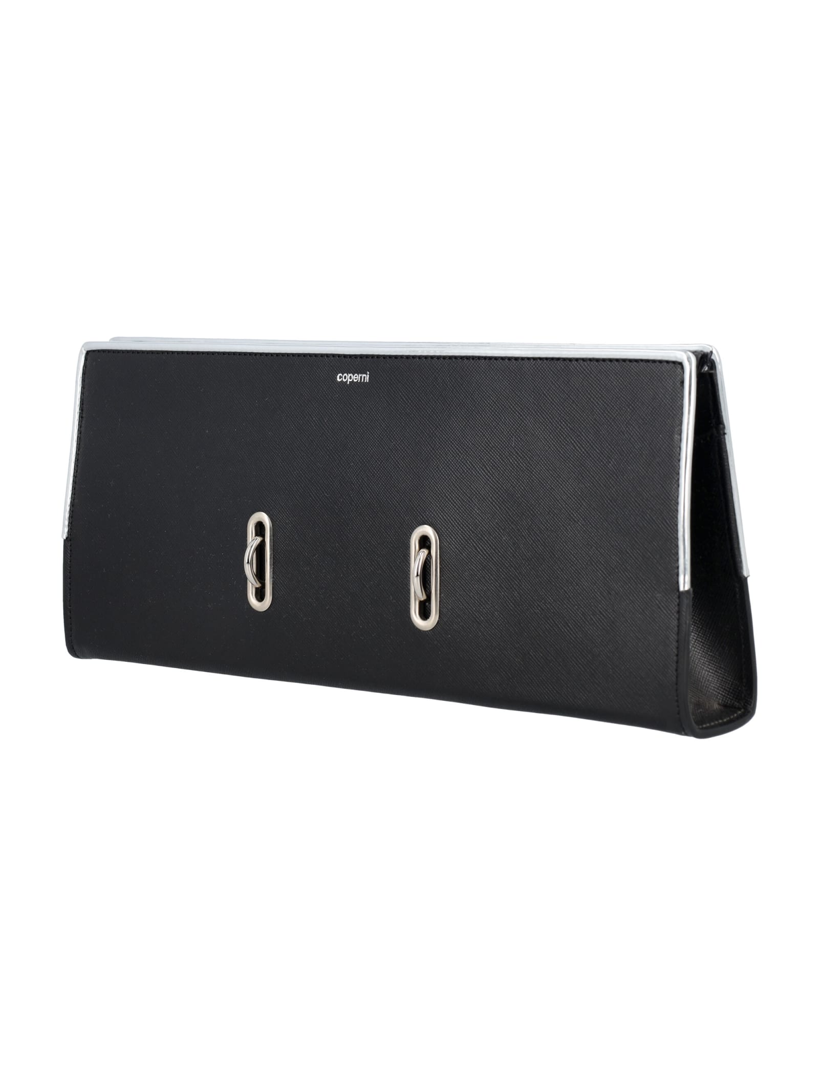 Shop Coperni Binder Clutch Bag In Black