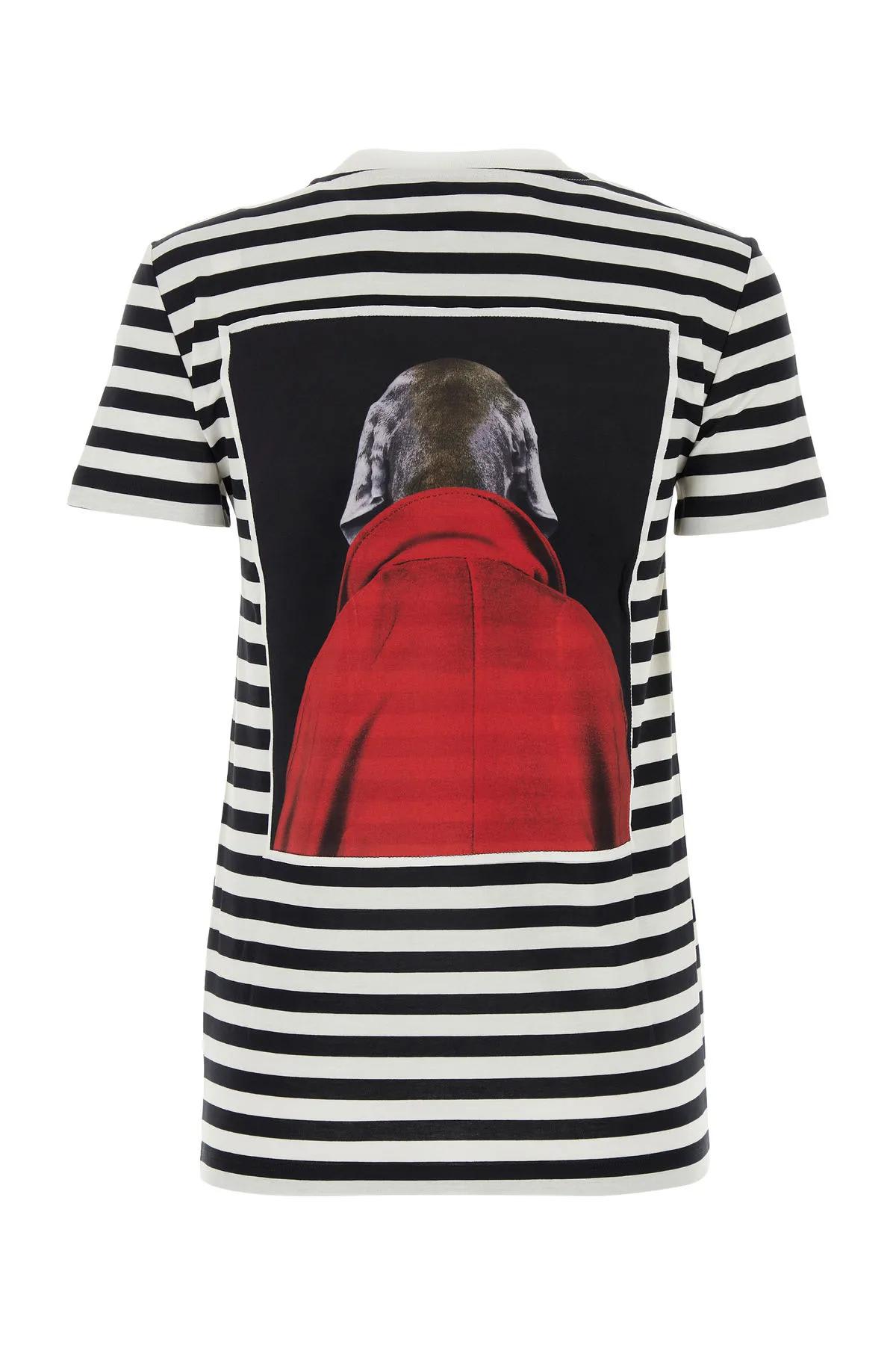 Shop Max Mara Printed Cotton Rosso T-shirt