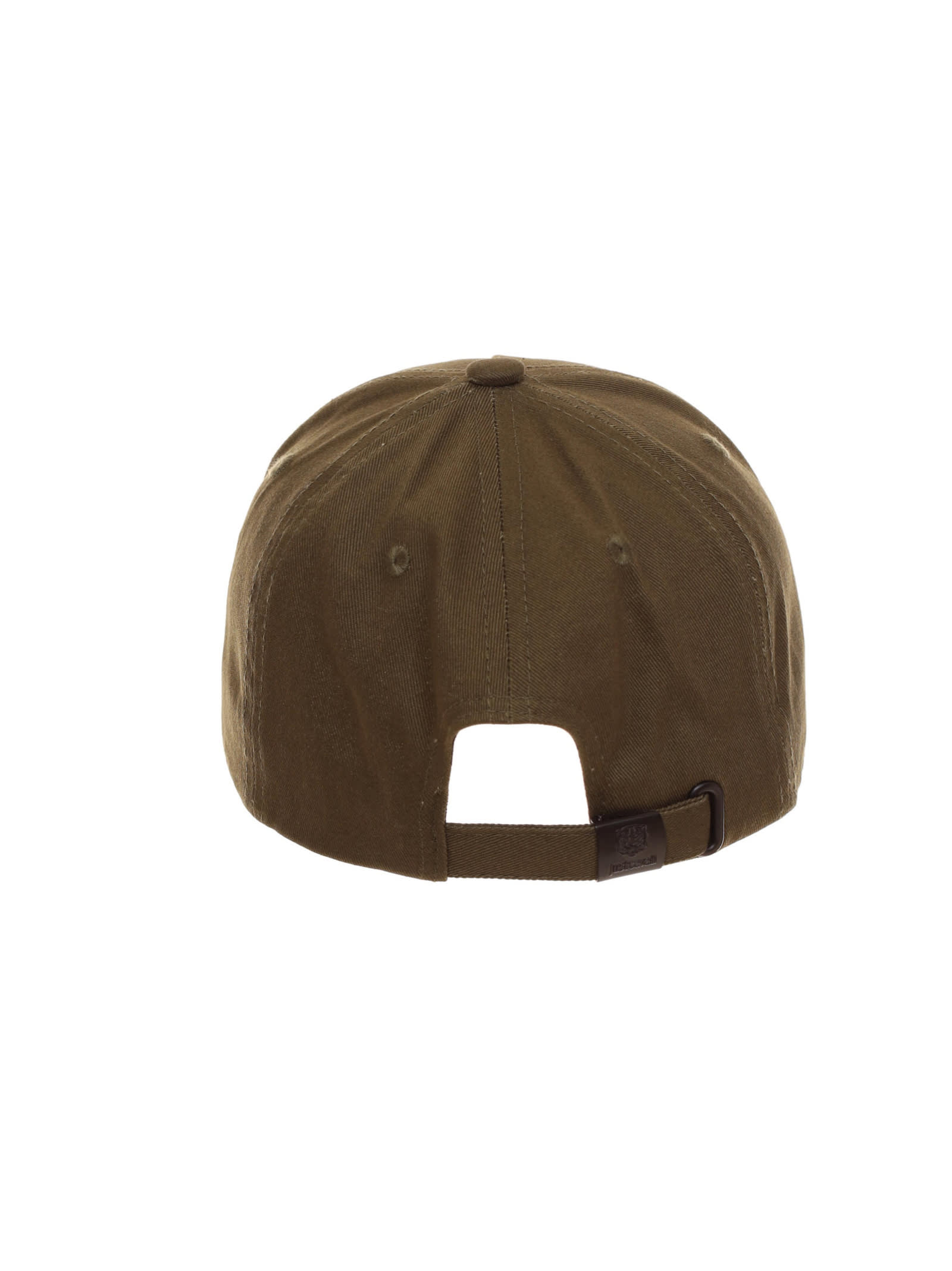 Just Cavalli Logo-embroidered Baseball Cap In Green