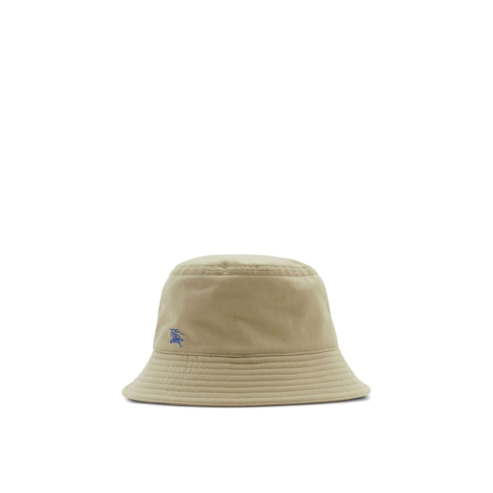 Shop Burberry Cotton Bucket Cap In Khaki Green