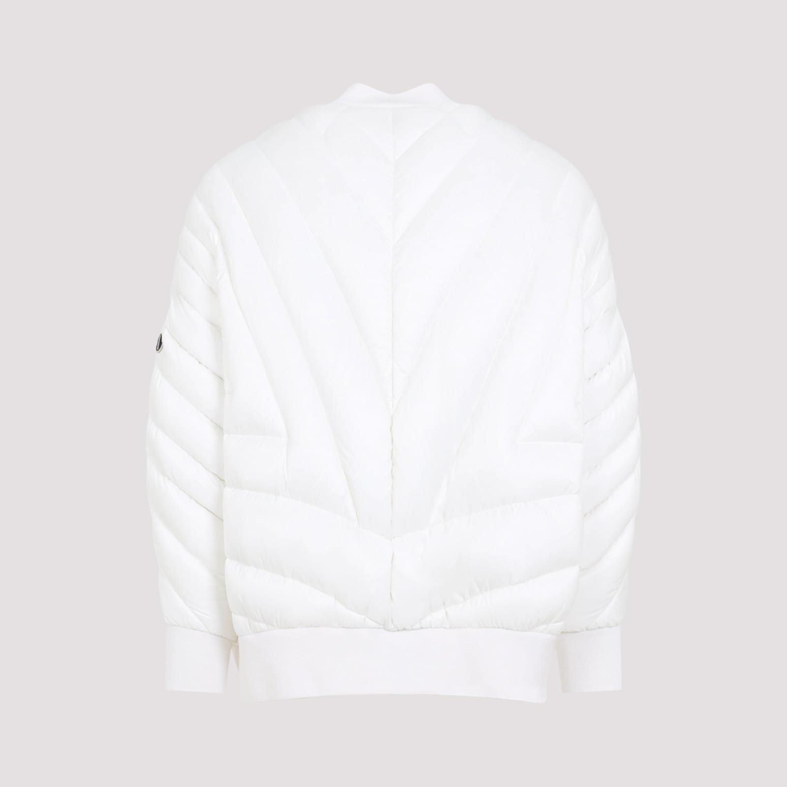 Moncler Genius Moncler Rick Owens Mu02d1a01 Radiance Peter Jacket In Milk