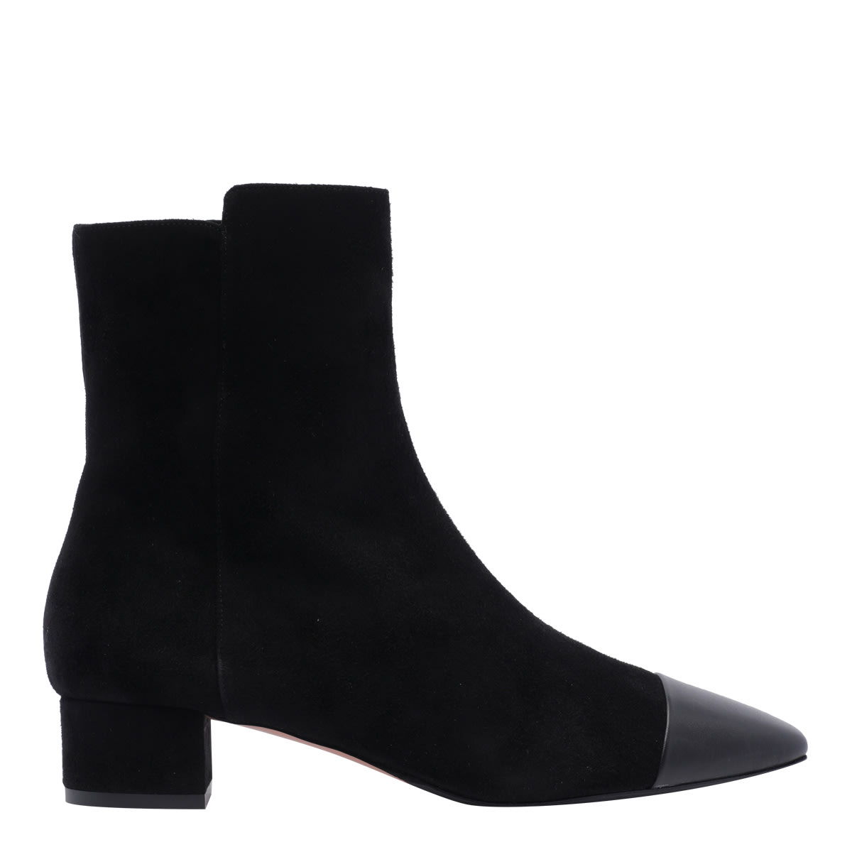 Shop Aquazzura French Flirt Booties In Black