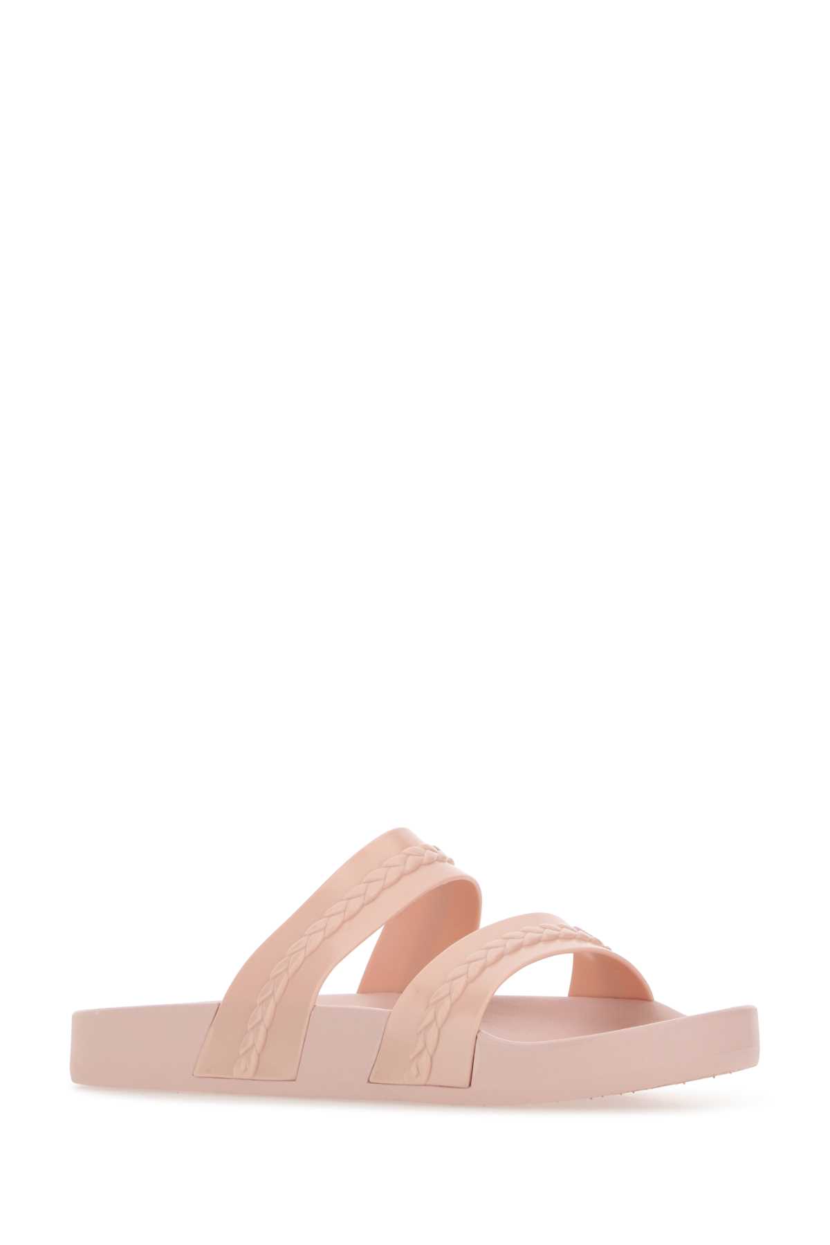 Ancient Greek Sandals Meli Jelly Dual-band Pool Sandals In Palepink