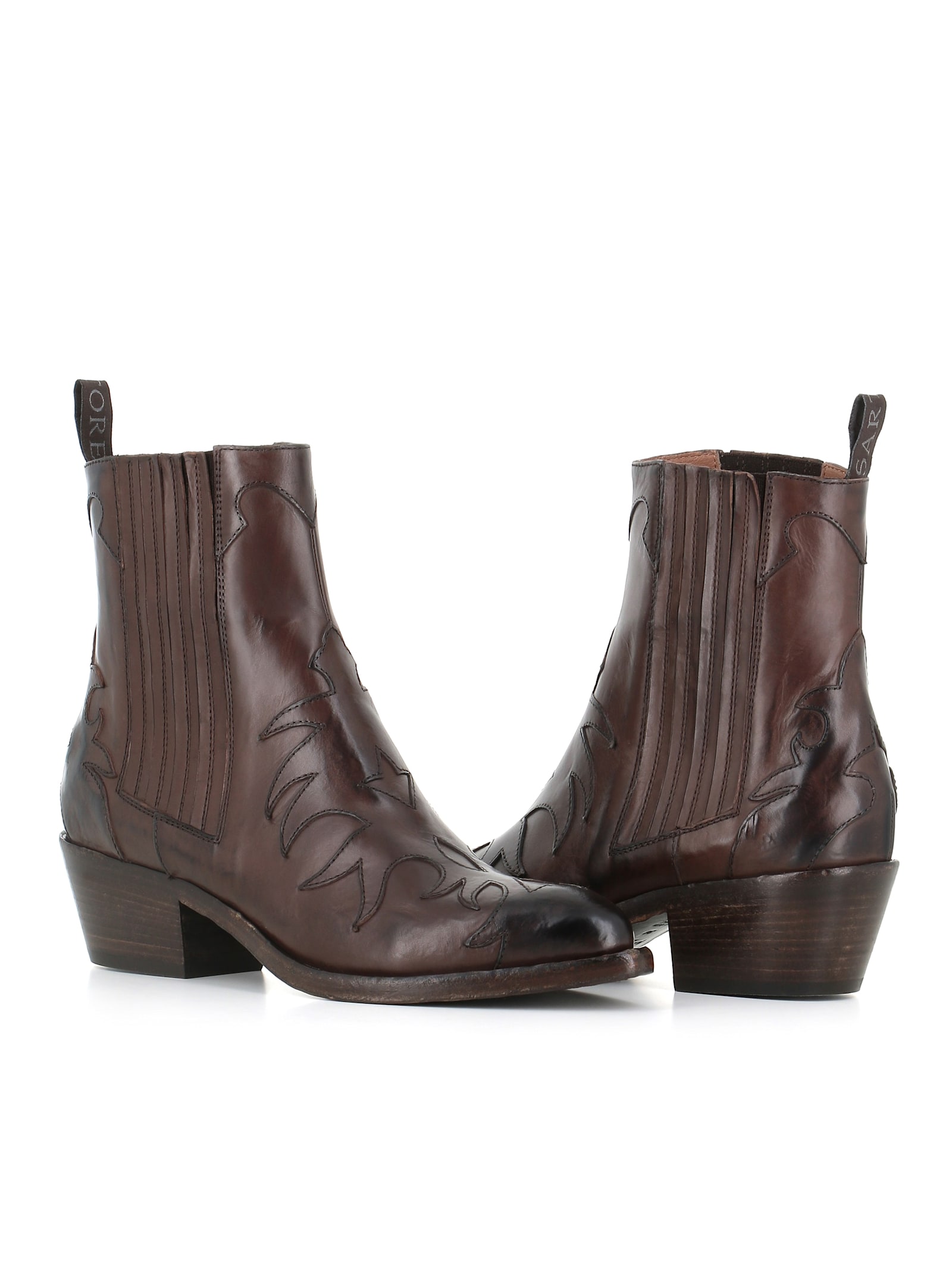 Sartore Texan Boot Sr3645sq In Brown