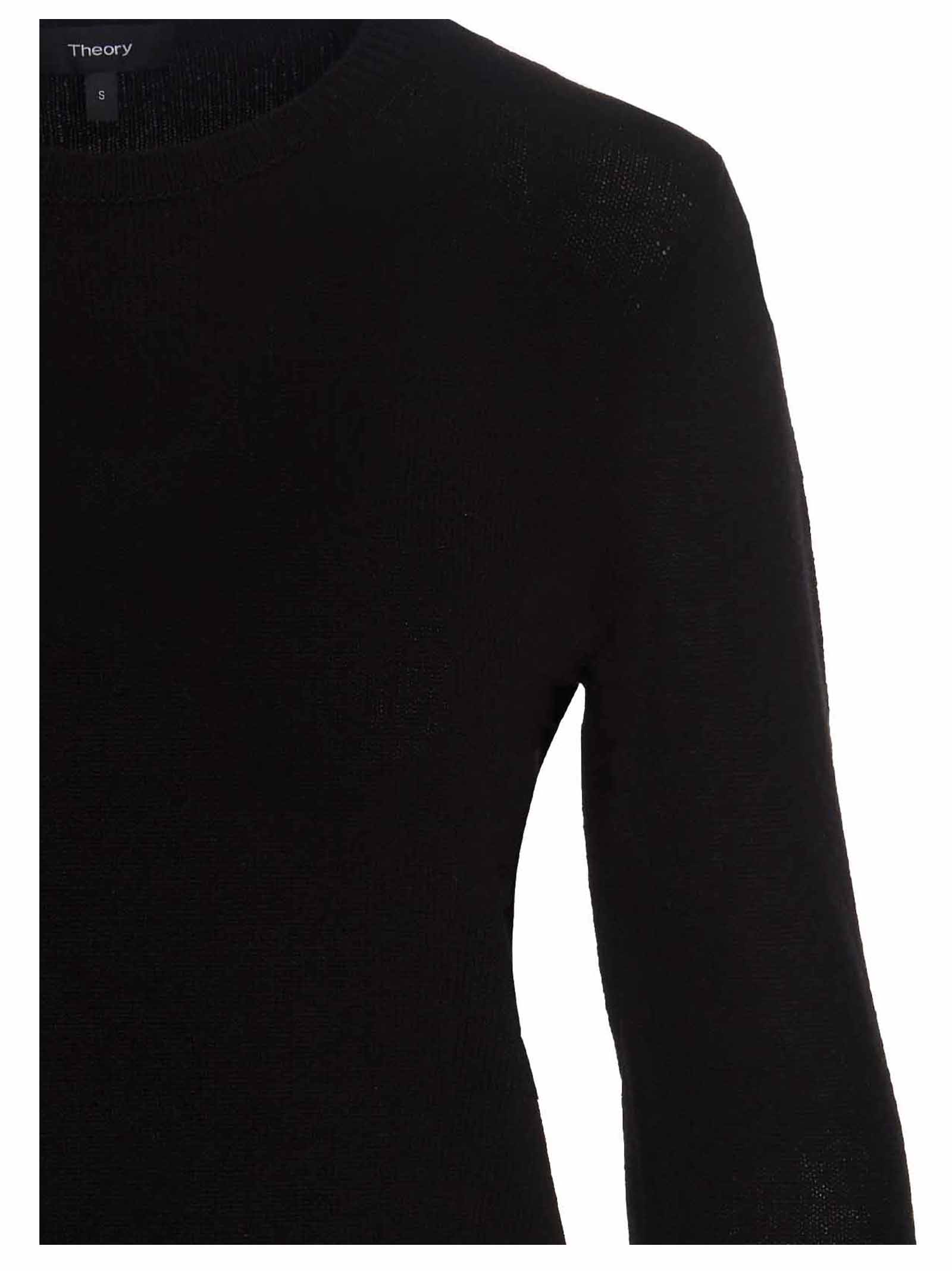 Shop Theory Cashmere Sweater In Black