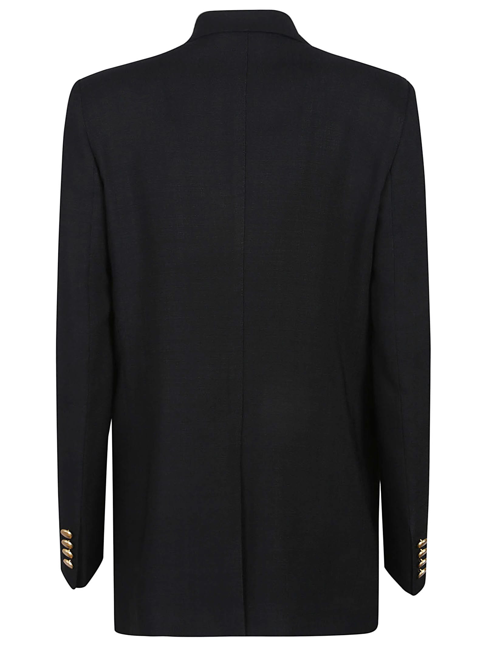 Tagliatore Fitted Double-breasted Button Blazer In Nero