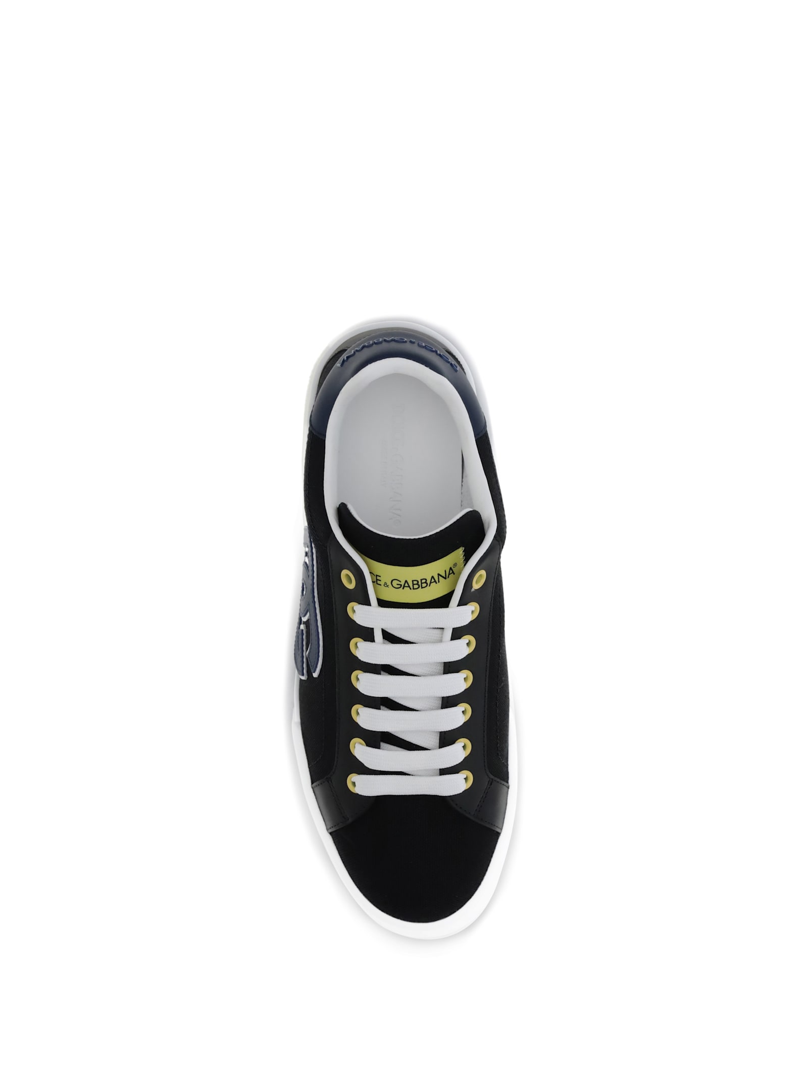 Dolce & Gabbana Logoed Sneakers In Black