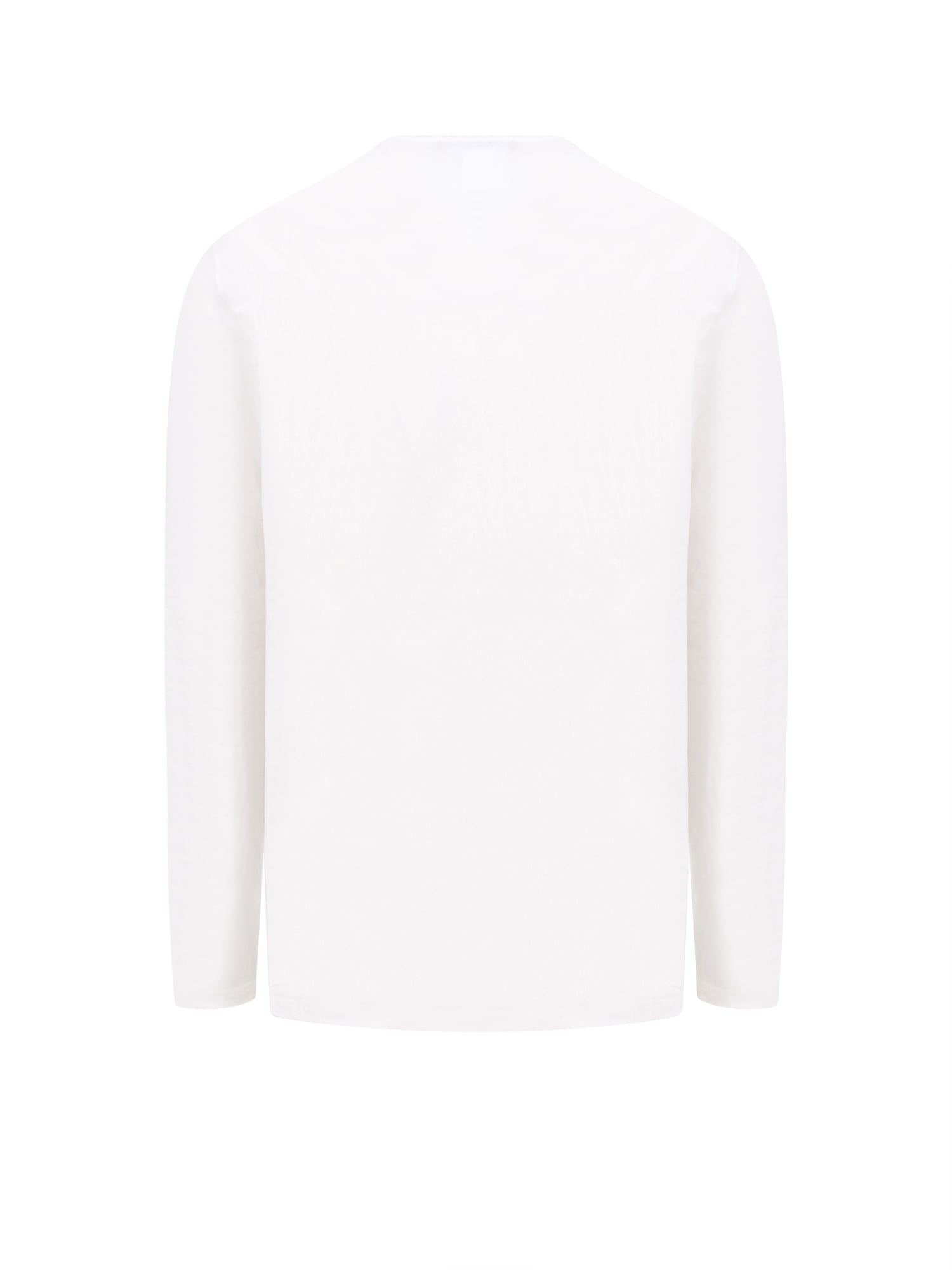 Versace White Medusa Long Sleeve T-shirt In White