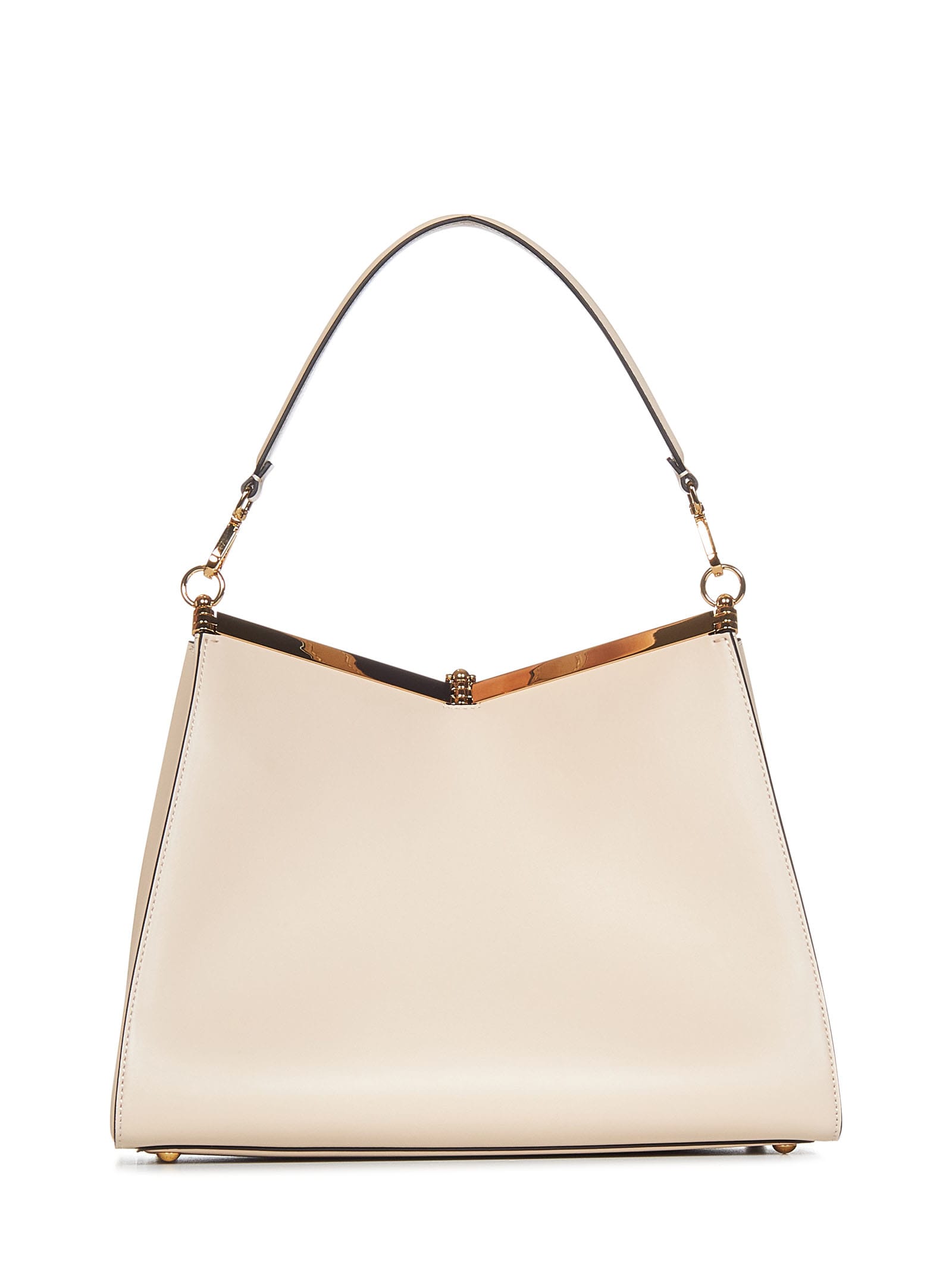 Large vela leather shoulder bag - Etro - Women