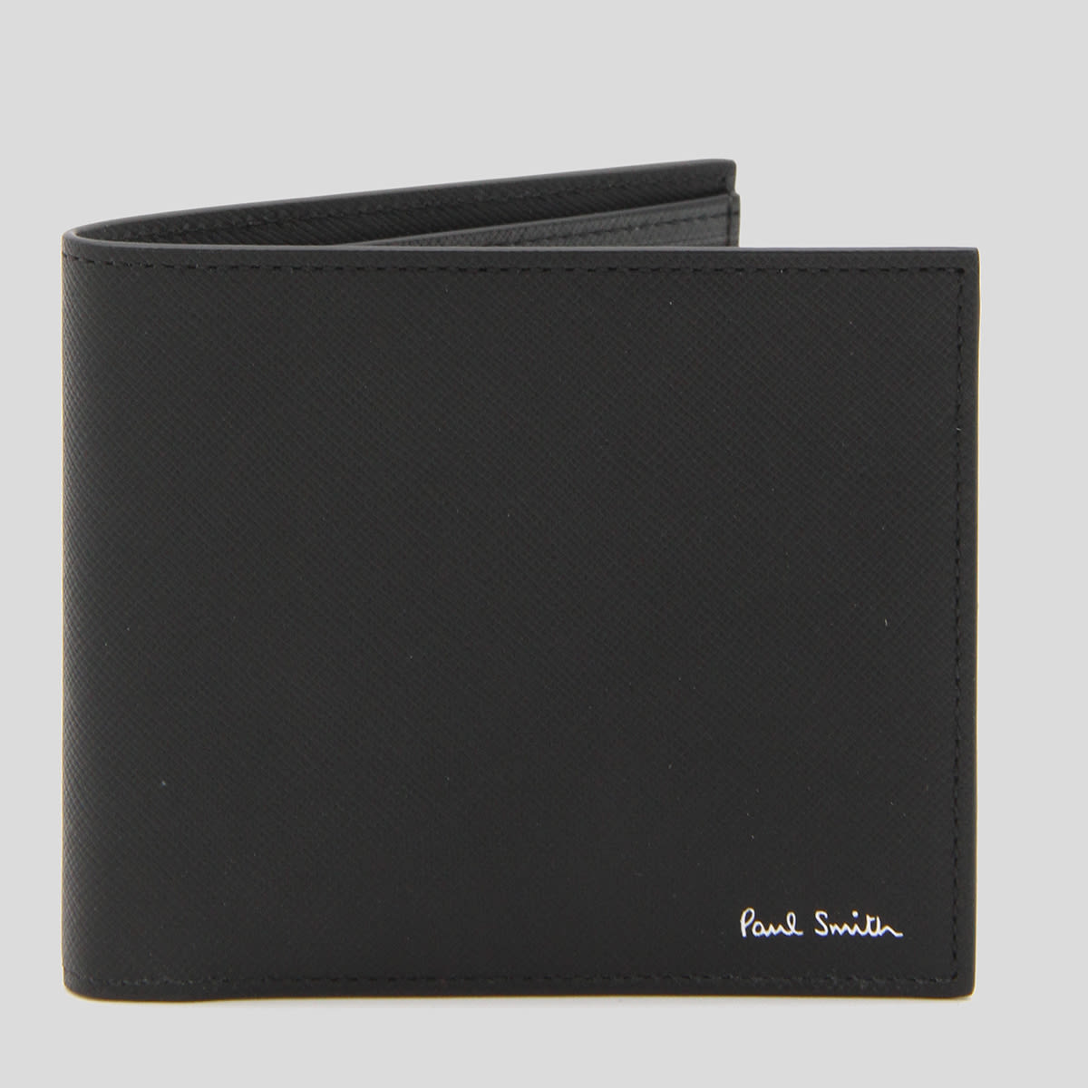 Black Multicolour Leather Wallet