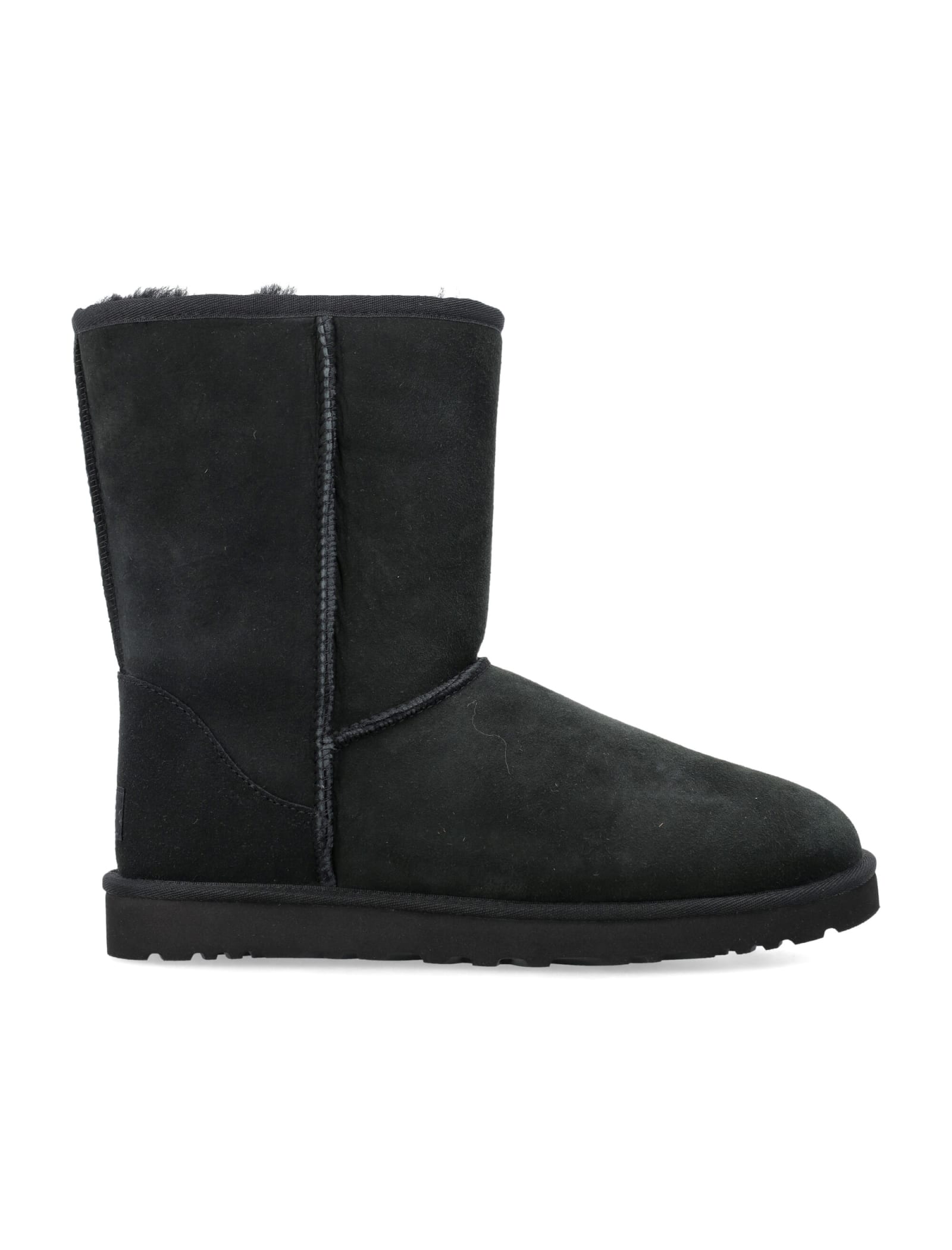 Shop Ugg Classic Short Boots In Black