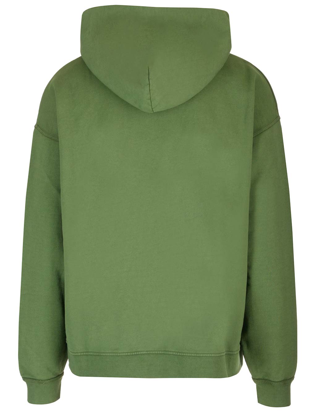 Dsquared2 Ragian Hoodie Sweatshirt With Lettering Print In Green