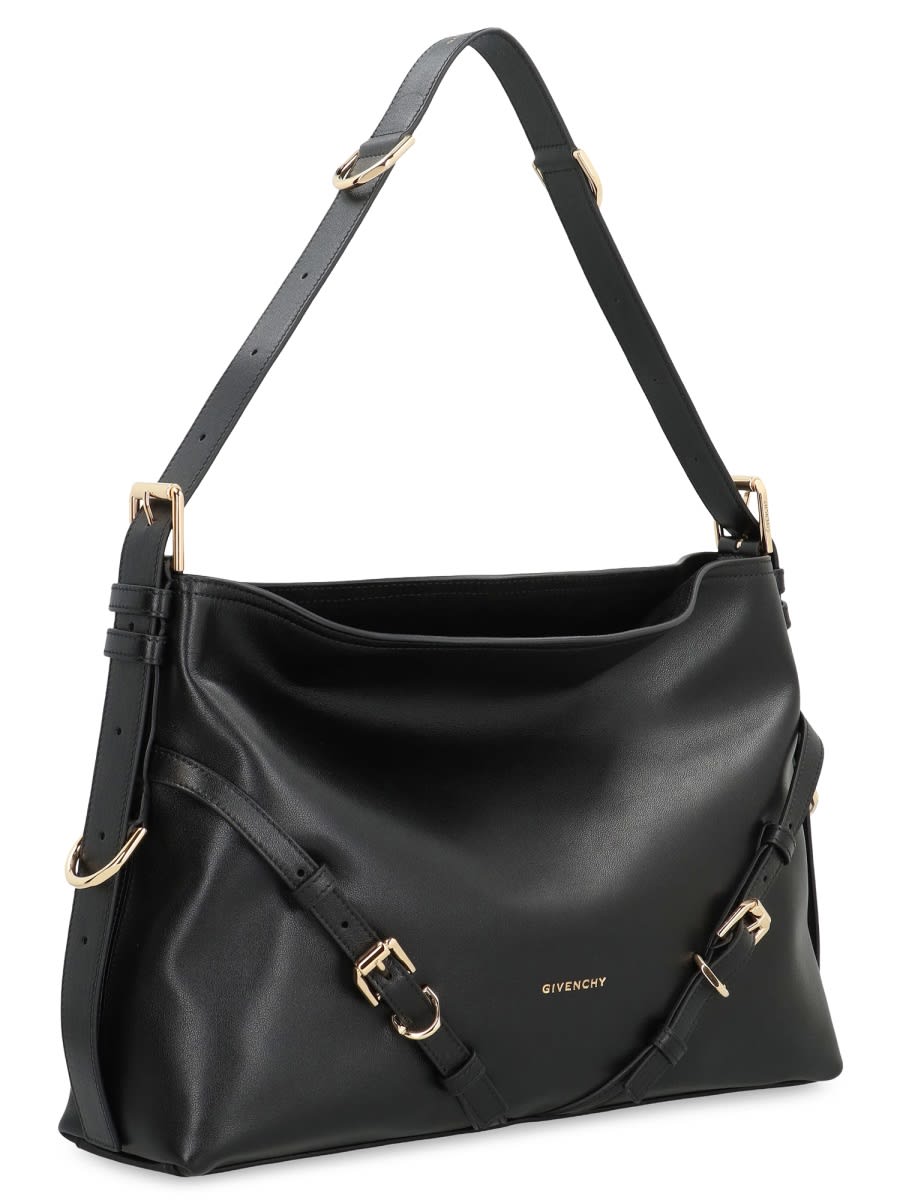 Givenchy Voyou Medium Handbag In Black