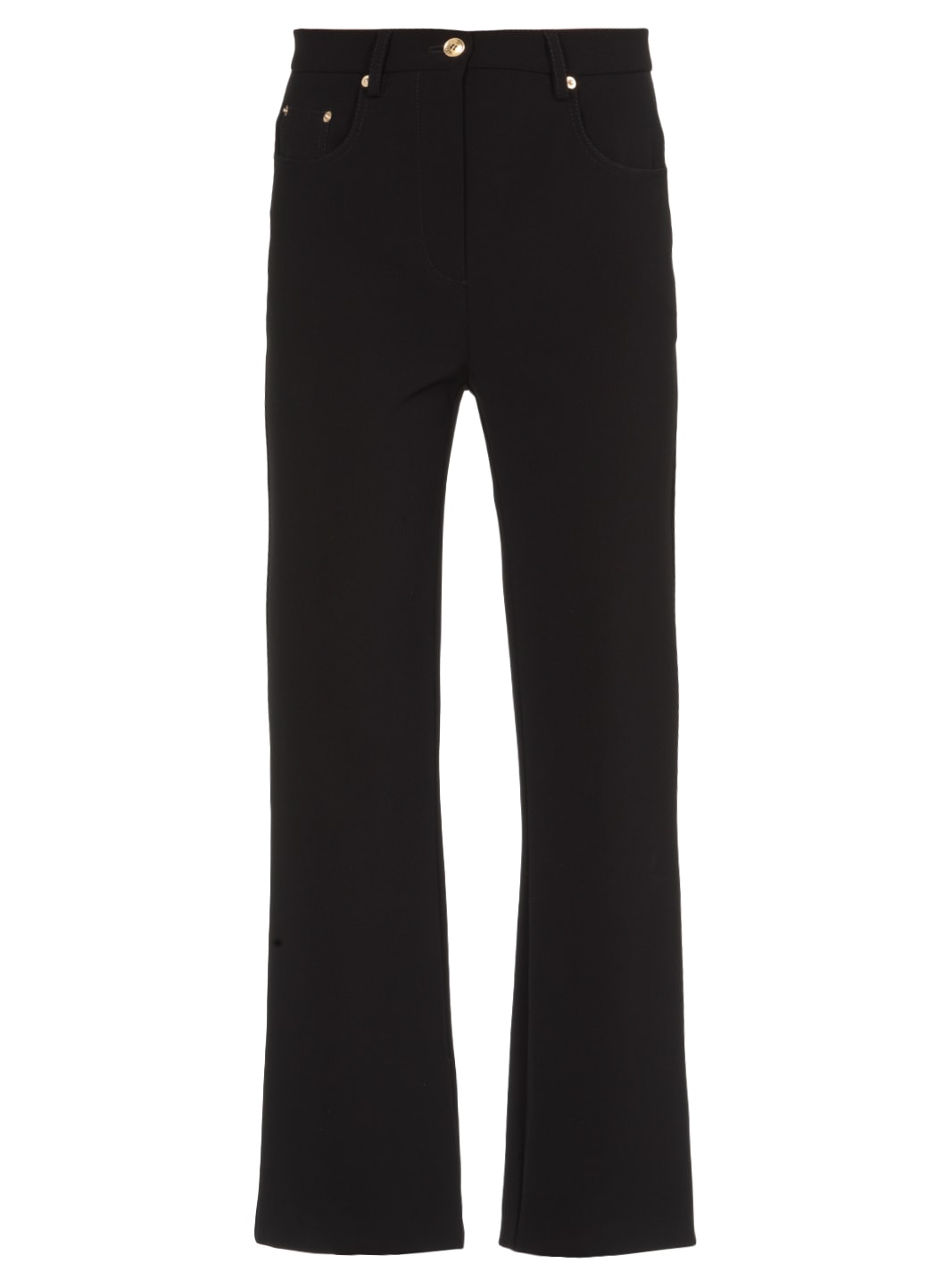 Boutique Moschino Stretch Fabric Pant In Black