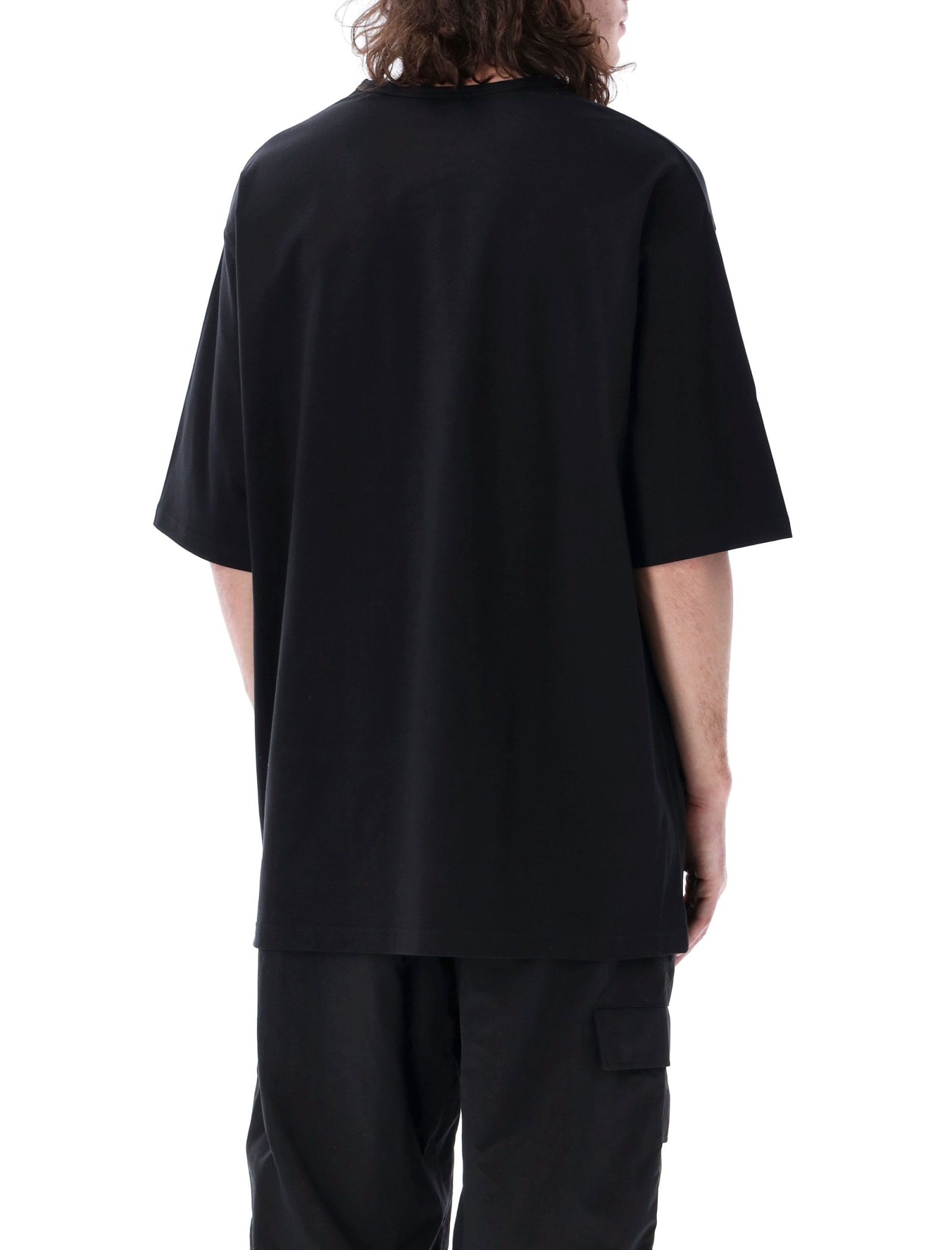 Shop Y-3 Boxy Tee With Logo In Black