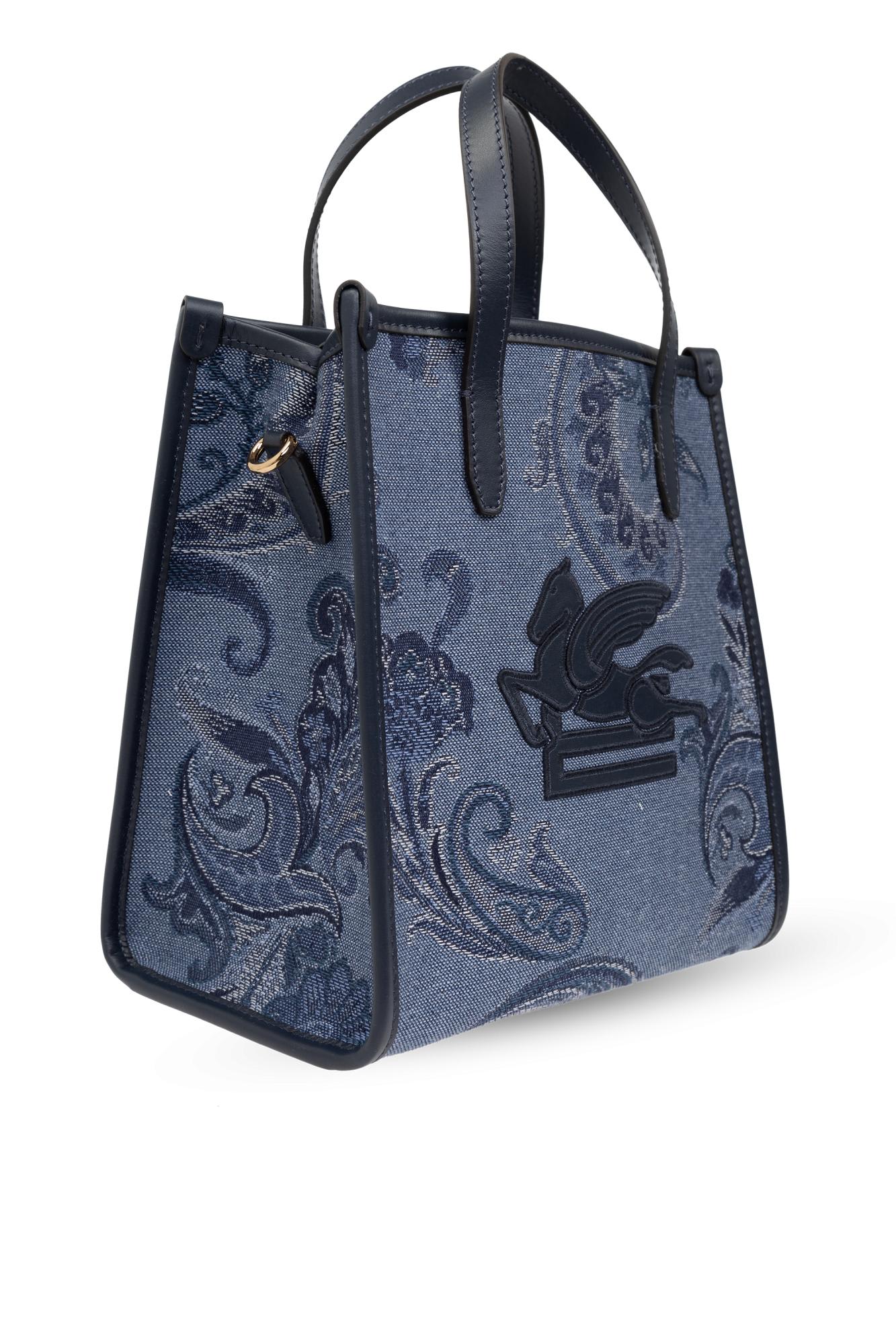 Shop Etro Shopper Bag In Multicolour