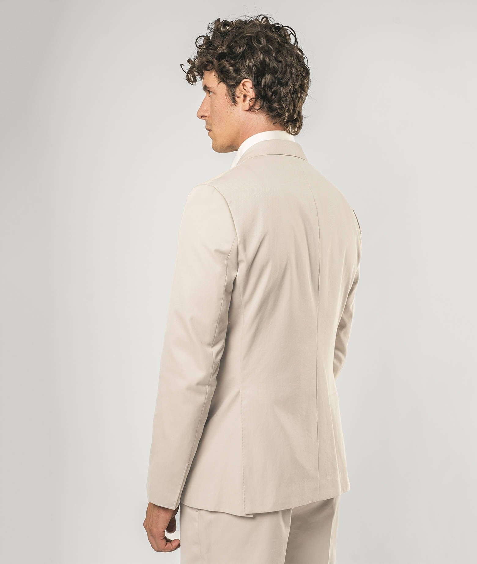 Larusmiani Sea Double-breasted Suit Suit In Beige