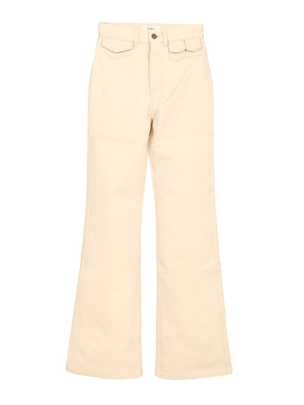 Chloé Trousers With Mini Front Pockets