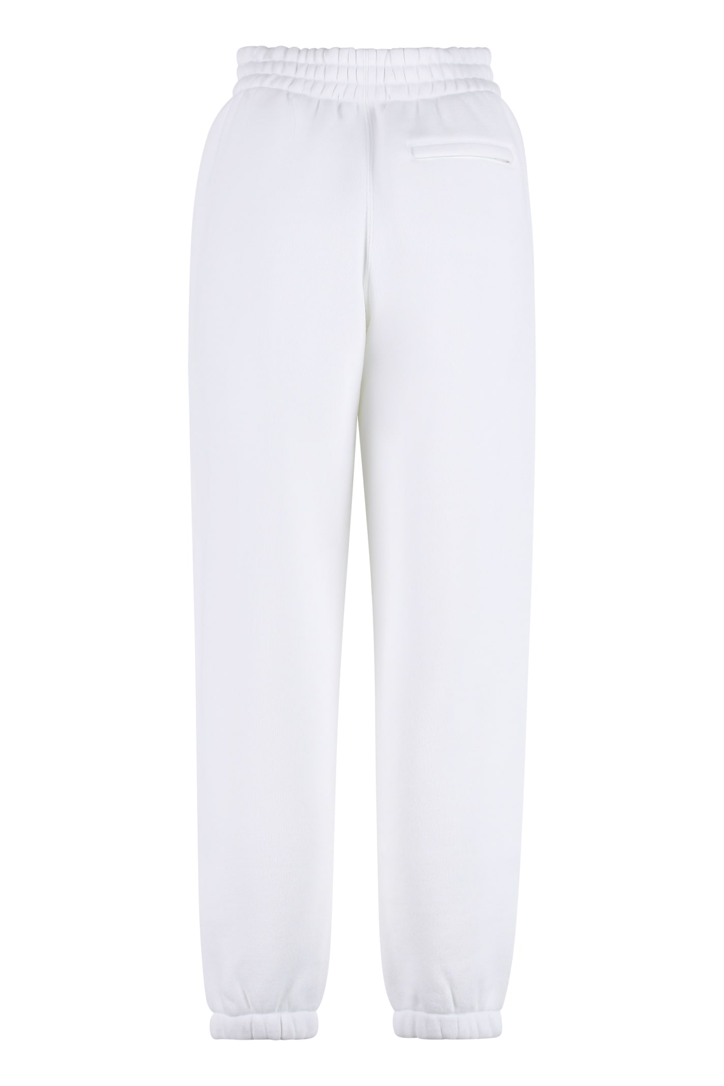 Shop Alexander Wang Cotton Track-pants In Bianco