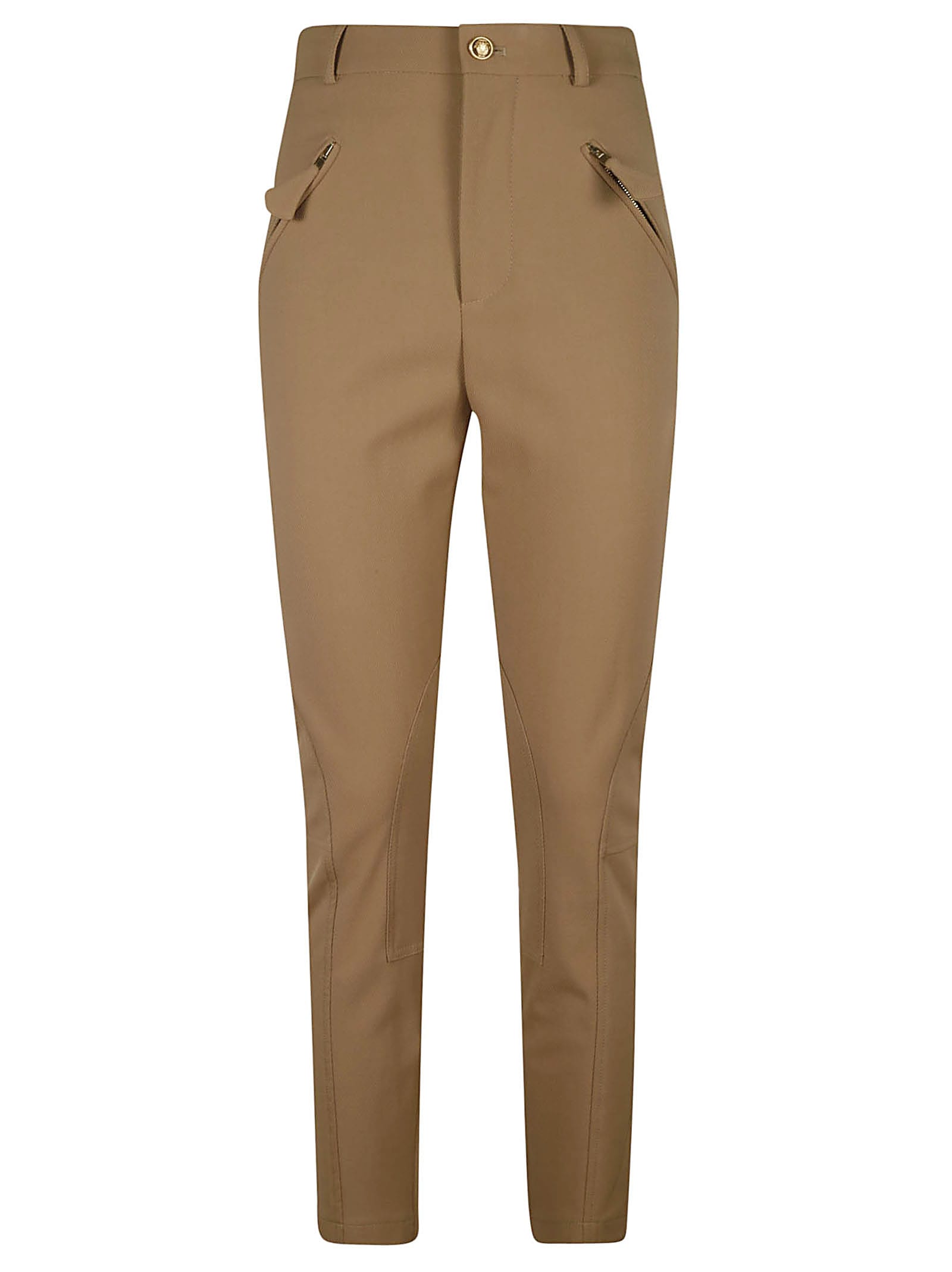 Boutique Moschino High-waist Slim Fit Cropped Trousers