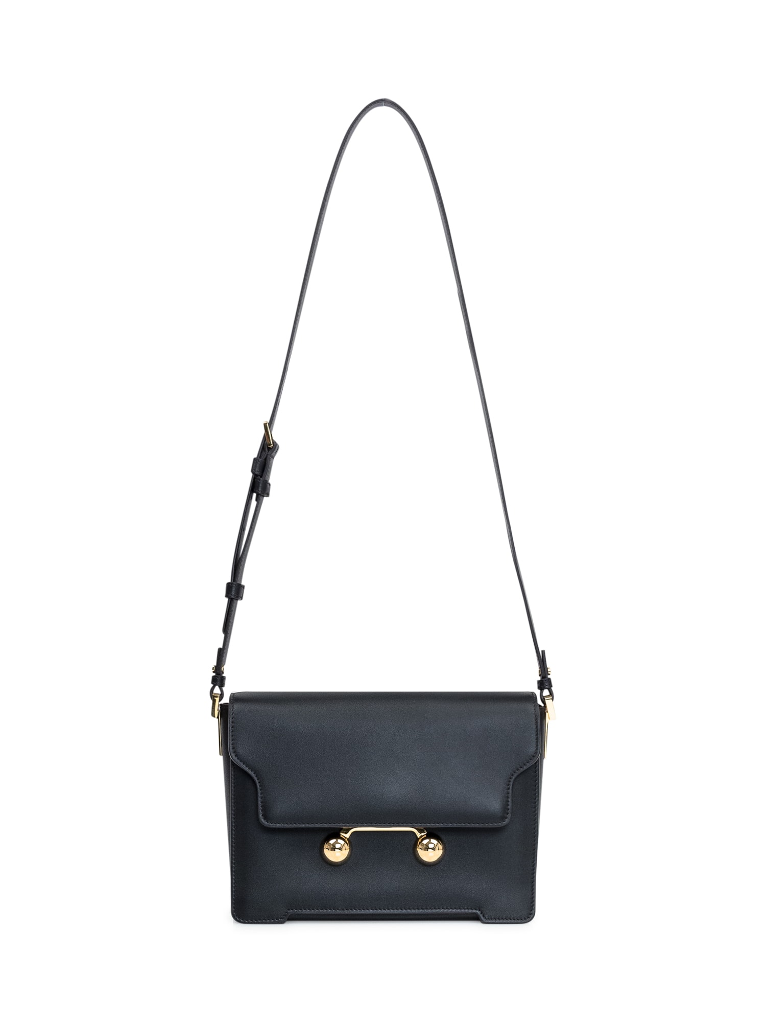 Shop Marni Trunkaroo Medium Bag In Black